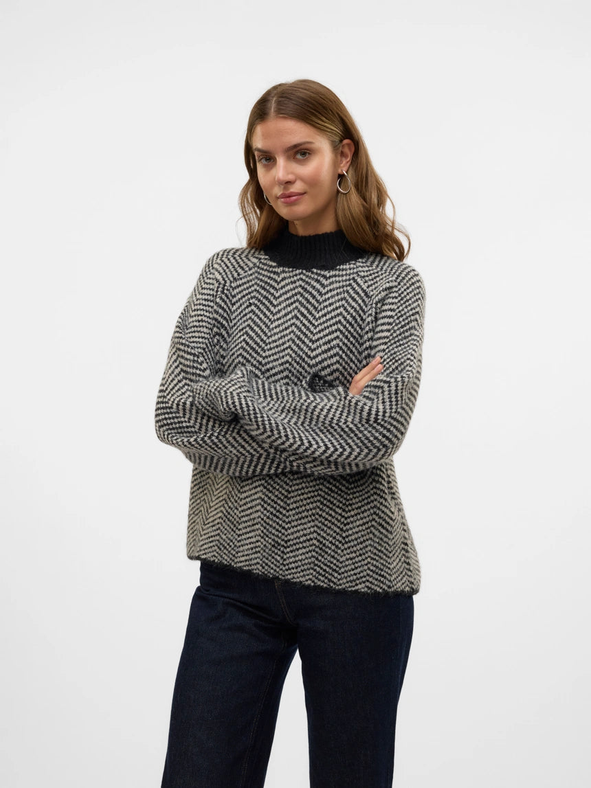 VERO MODA NAOMI LS HIGHNECK PULLOVER