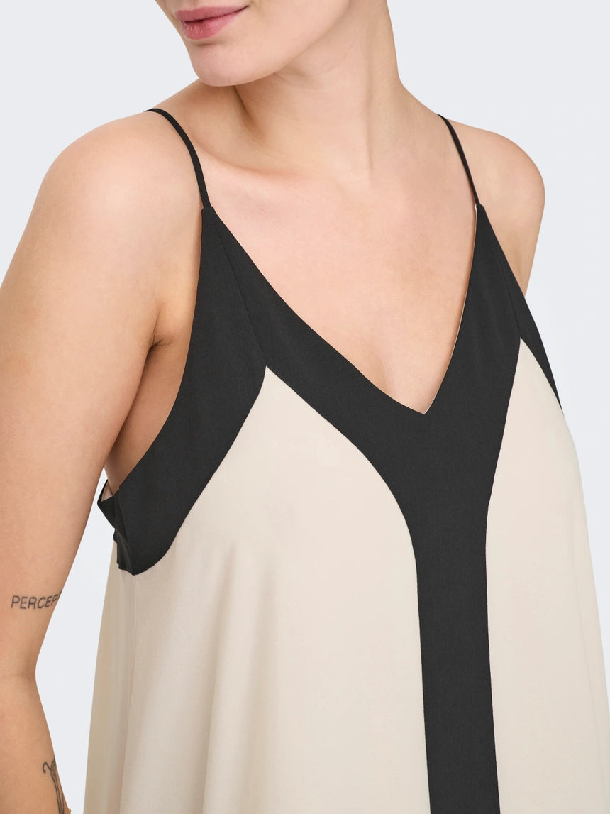 ONLY DIANA LIFE STRAP LONG DRESS