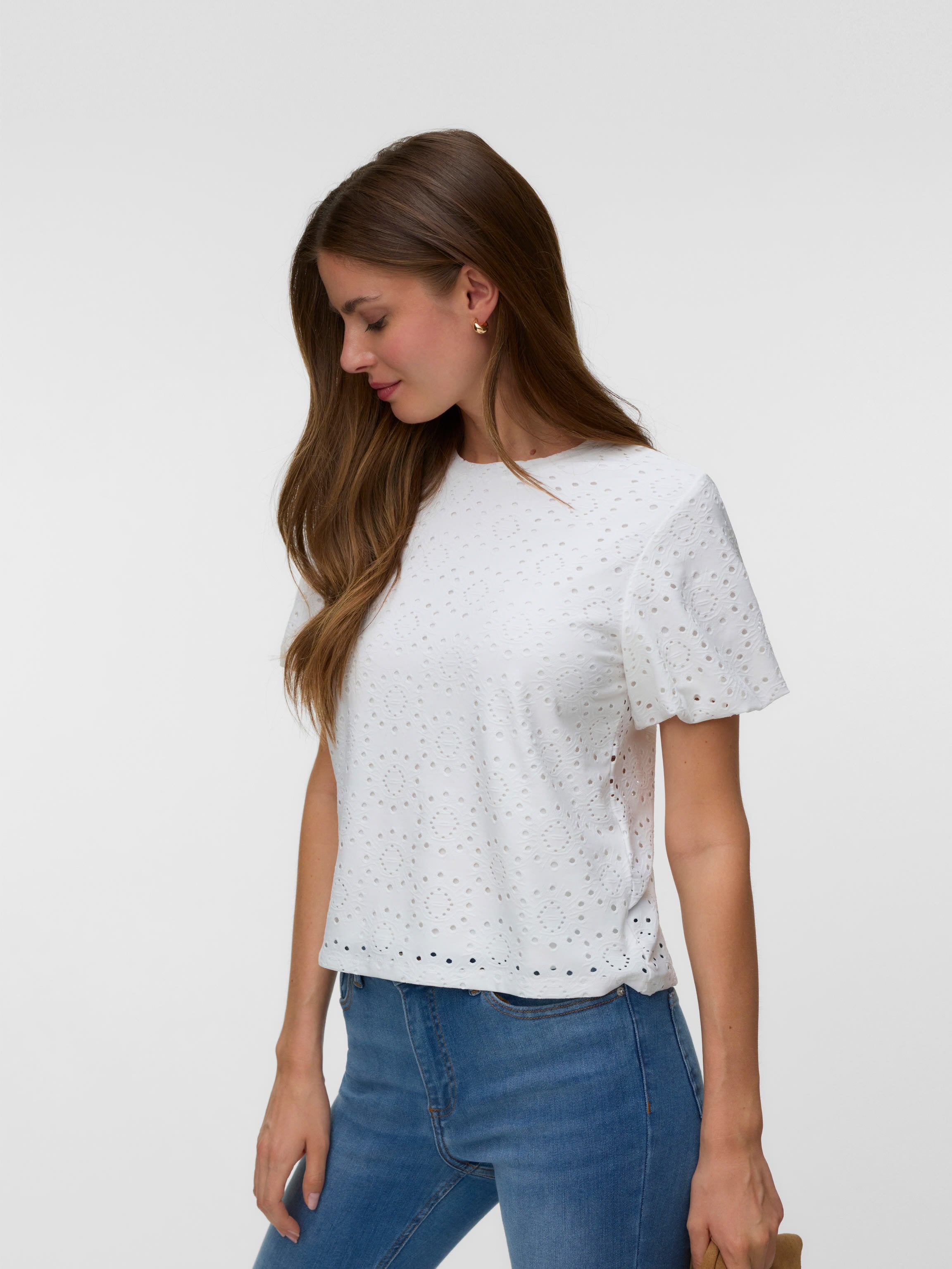 VERO MODA TASSA LIV BALLOON SLEEVE TOP