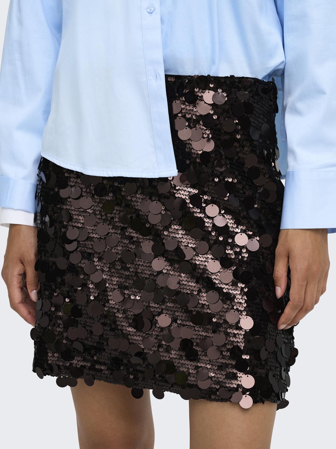 ONLY JADEL SEQUINS SKIRT EX WVN