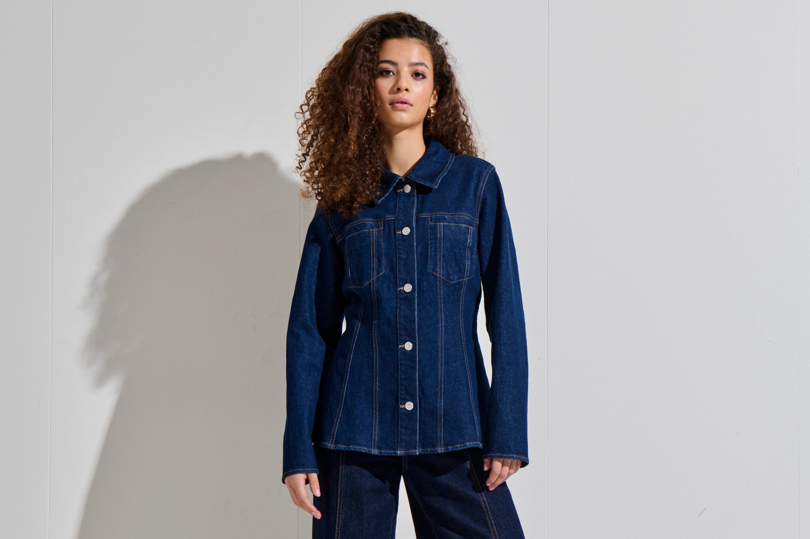 ONLY ELLE L/S FITTED DNM JACKET