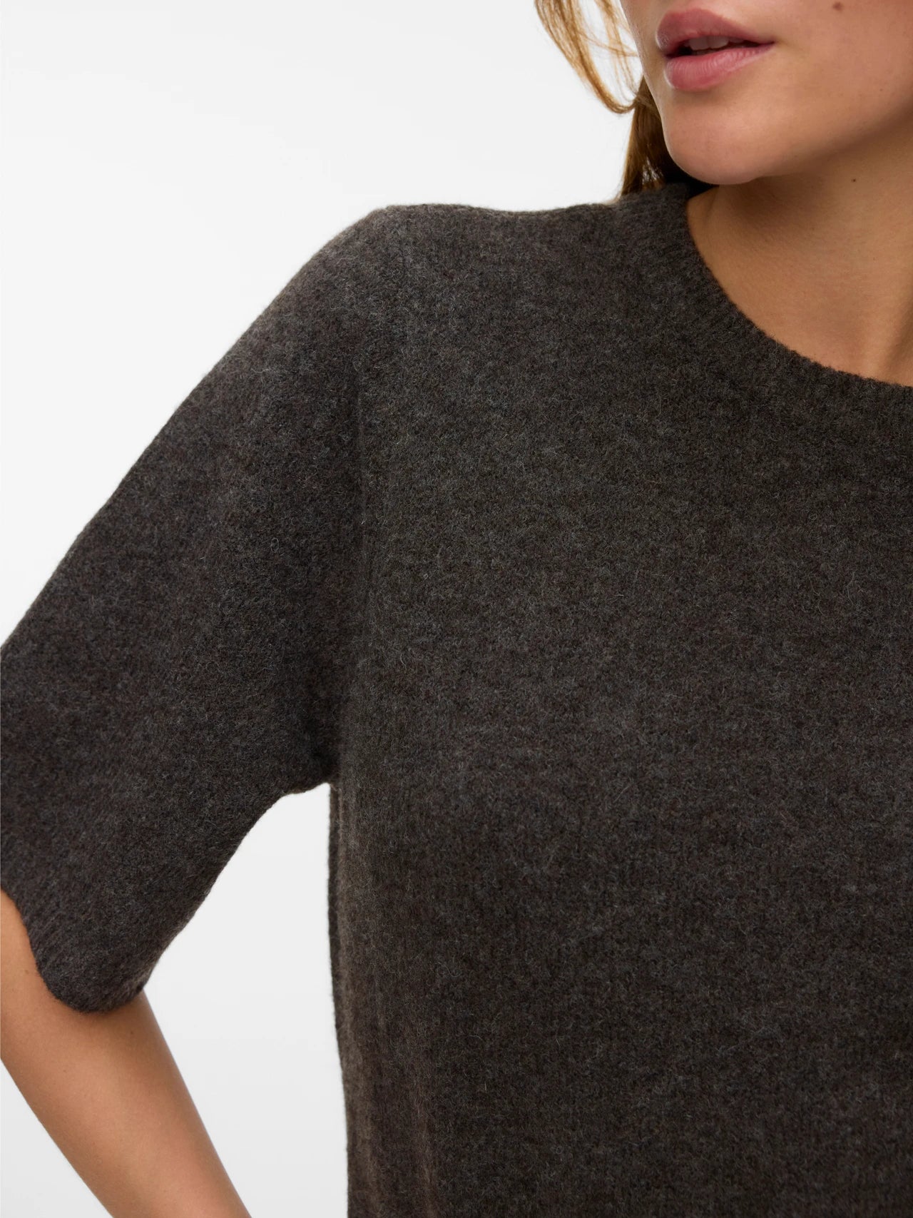 VERO MODA BOOM 2/4 O-NECK OVERSIZE PULLOVER