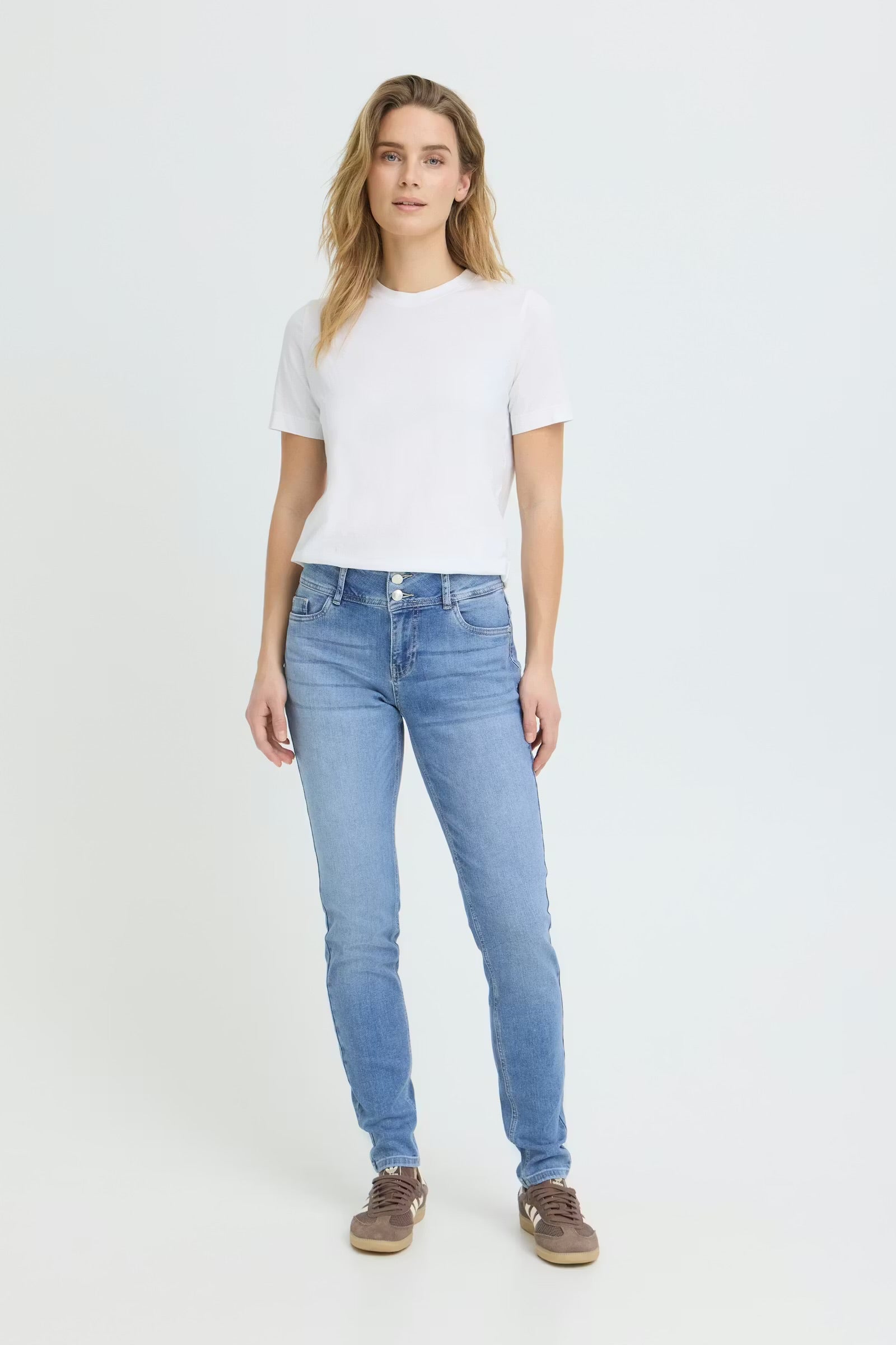 PULZ JEANS SUZY HW CURVED JEANS SKINNY