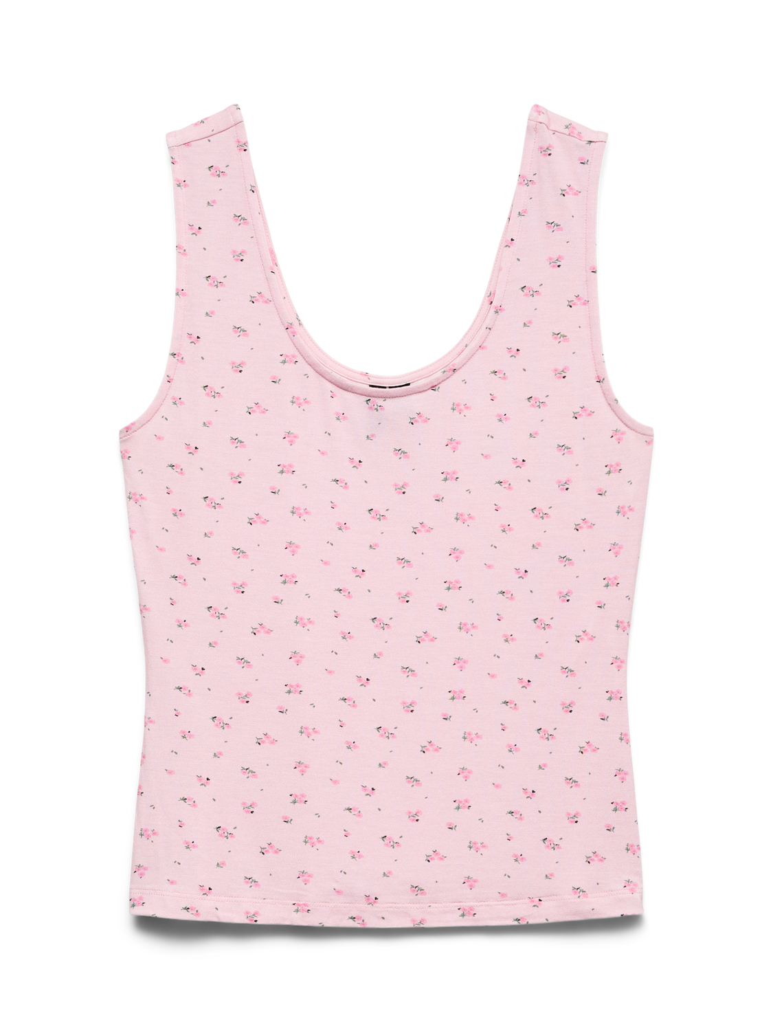 VERO MODA ESTHER AOP SL U-NECK TOP