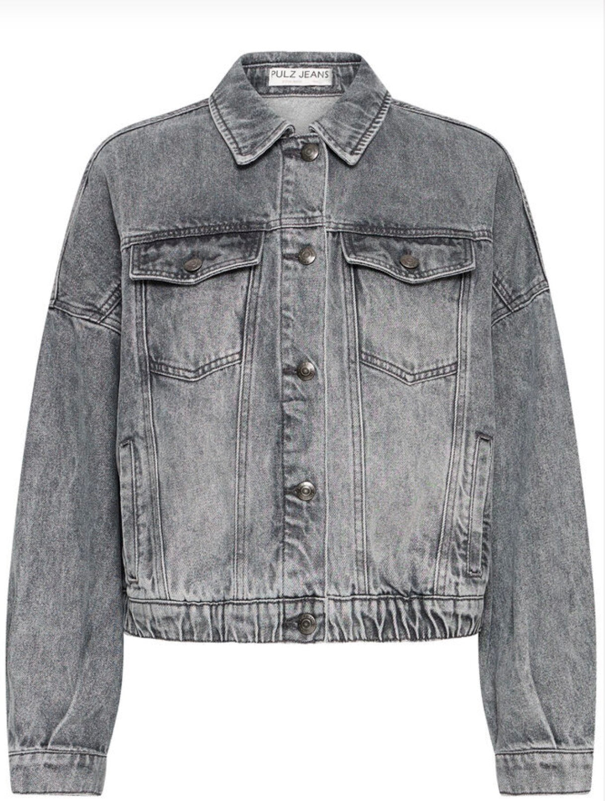 PULZ JEANS CRYSTAL DENIM JACKET