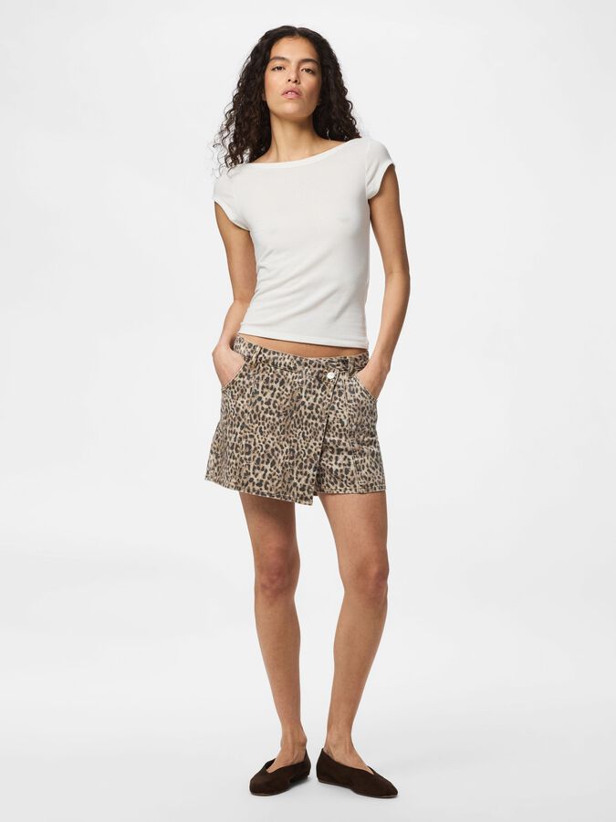 PIECES SALUME MW DENIM SKORT