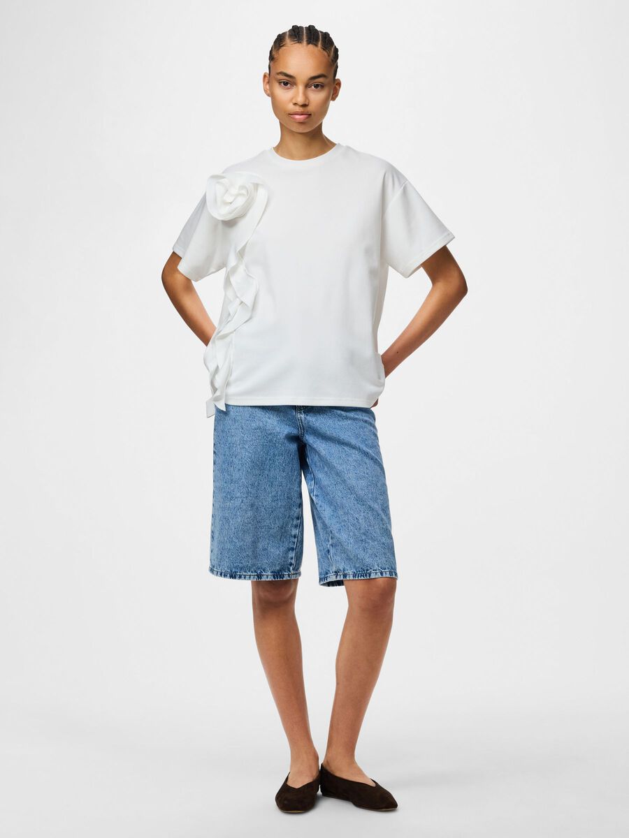 PIECES SKYLAR SS ROSE TOP