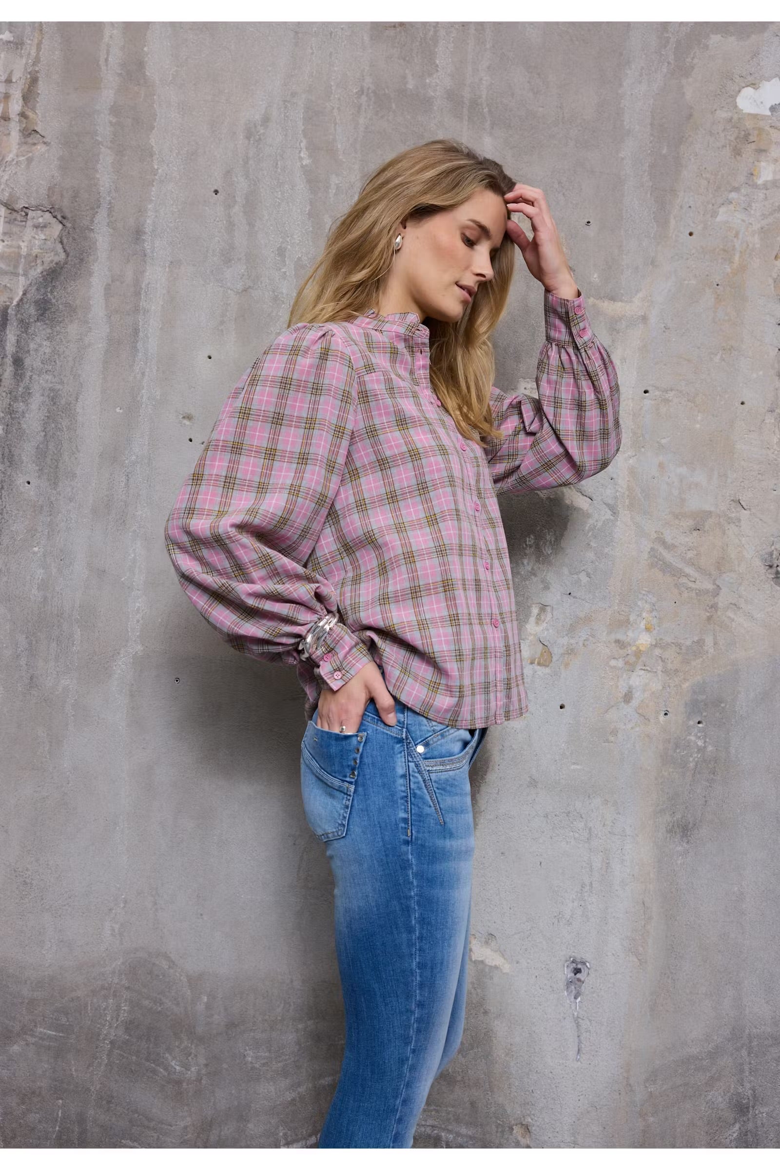 PULZ JEANS CARMEM EMB. HW SKINNY LEG