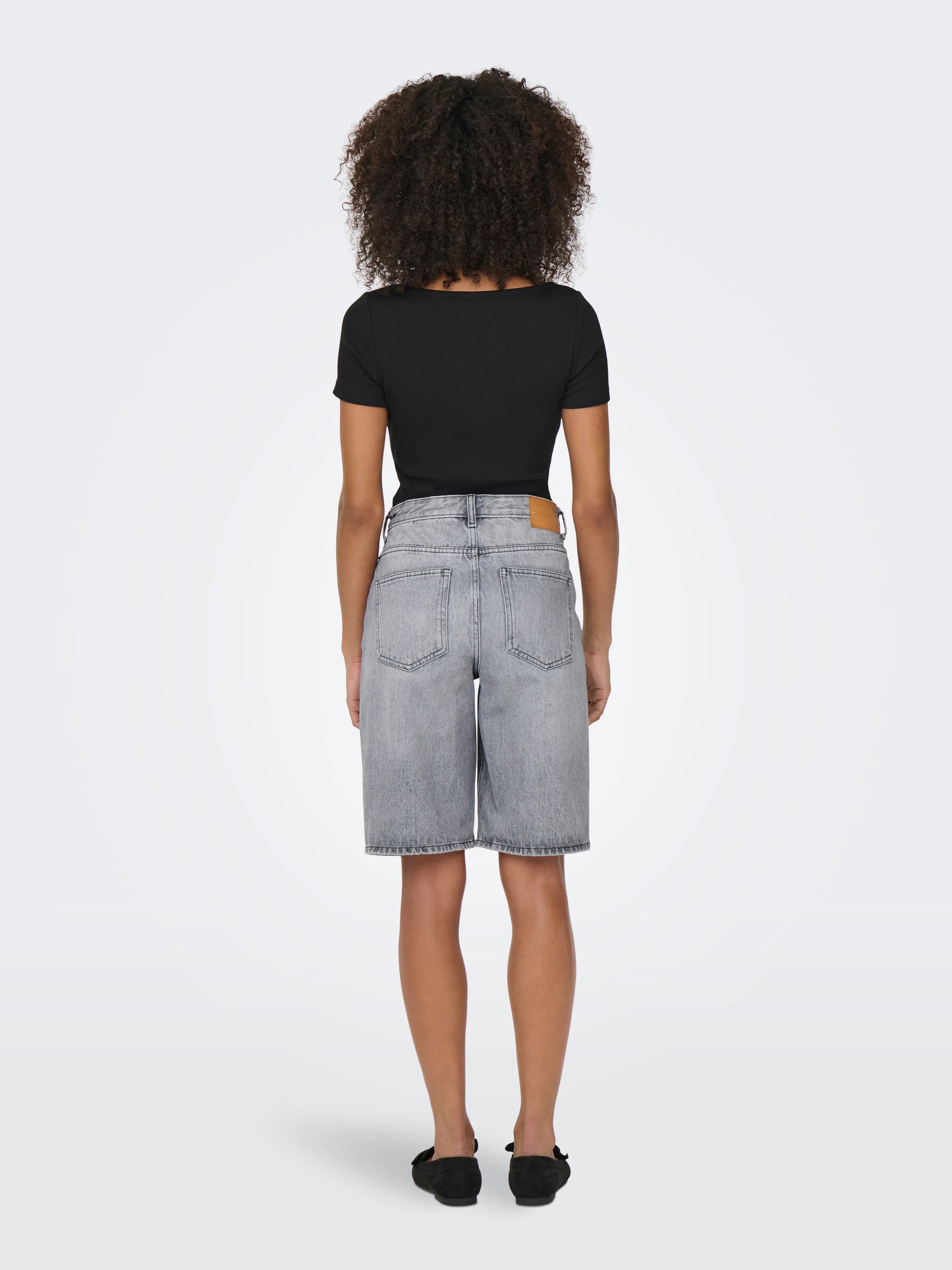 ONLY SONNY HW WIDE DNM SHORTS