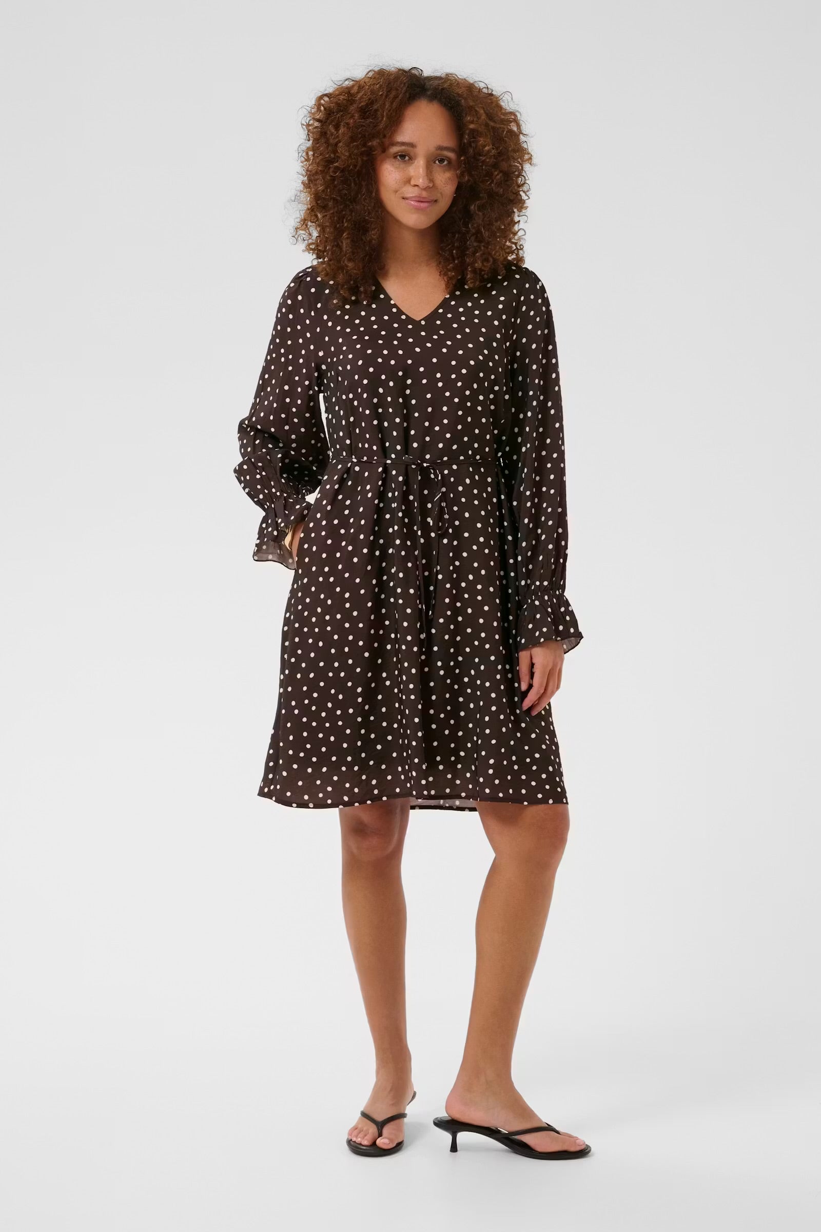 KAFFE DOTTE DRESS