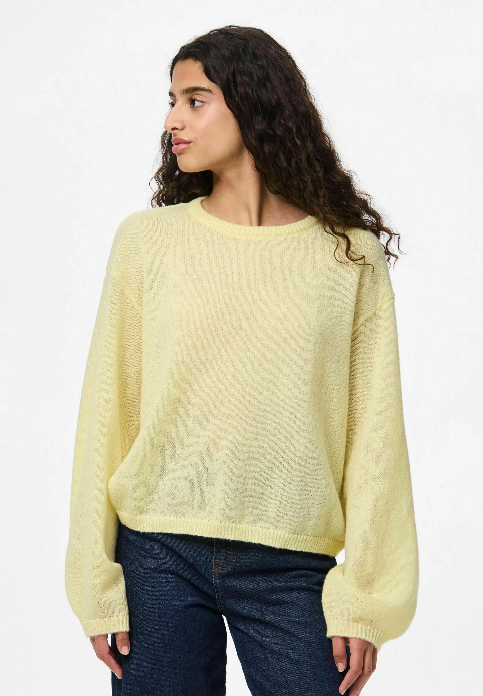PIECES IDA LS O-NECK KNIT