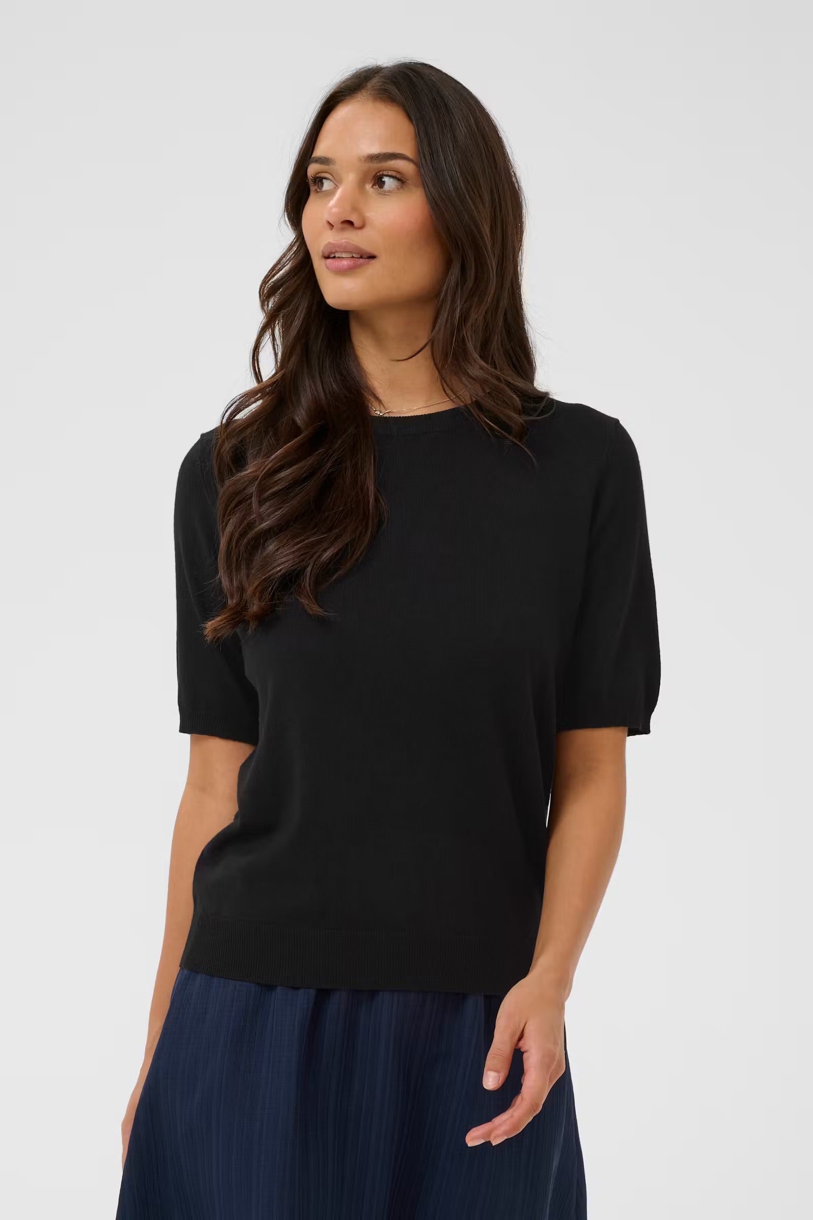 KAFFE LIZZA O-NECK PULLOVER