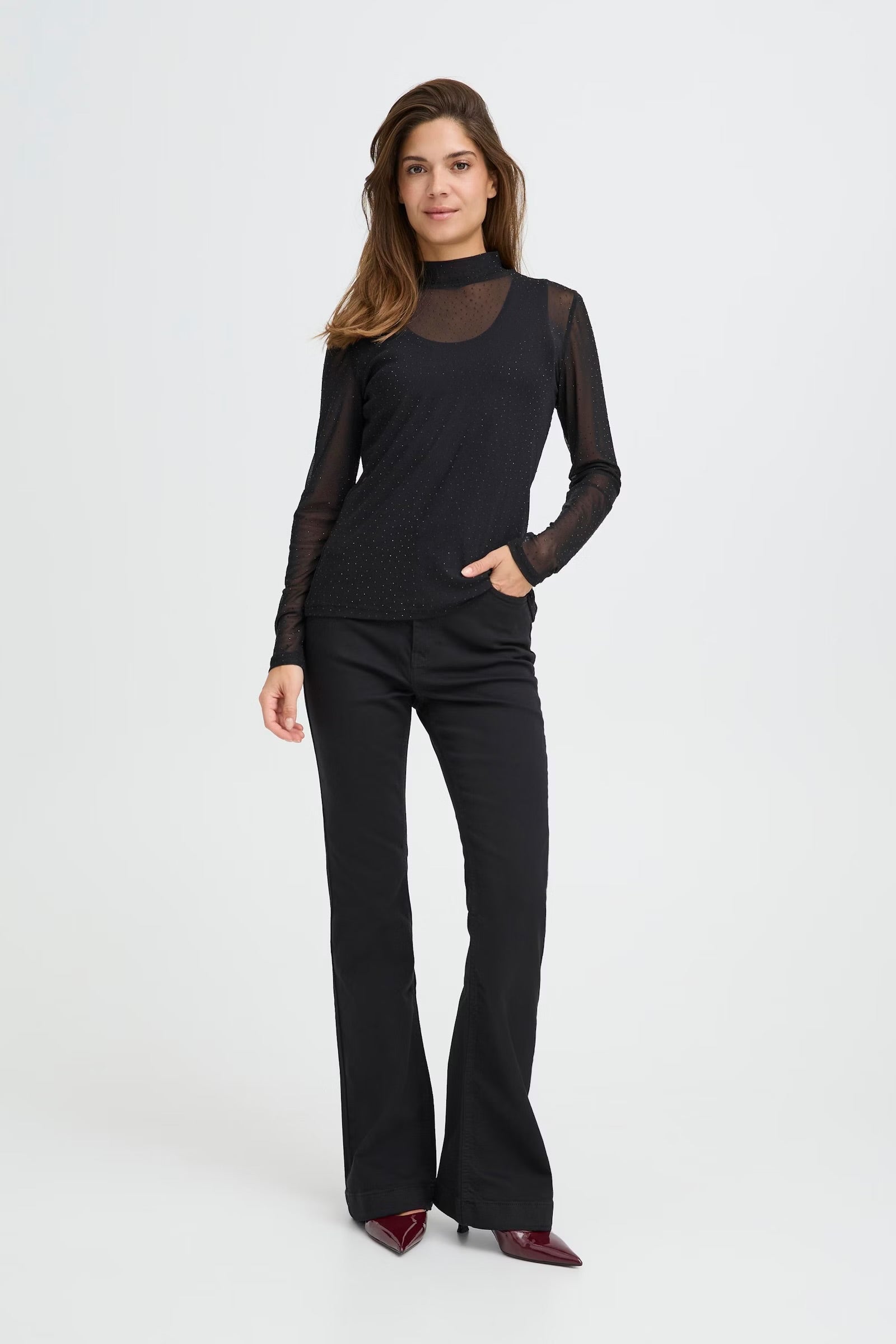 PULZ JEANS DANA LS TSHIRT