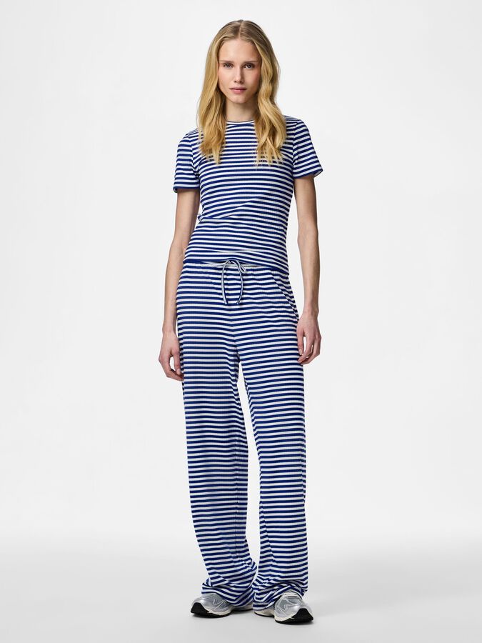 PIECES LAYA MW WIDE PANTS
