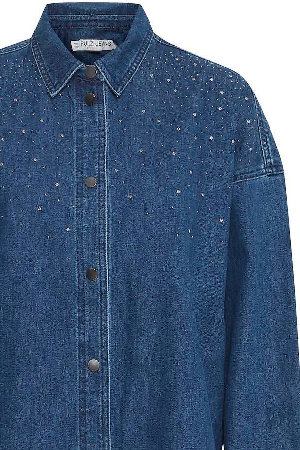 PULZ JEANS PERLA DENIM SHIRT