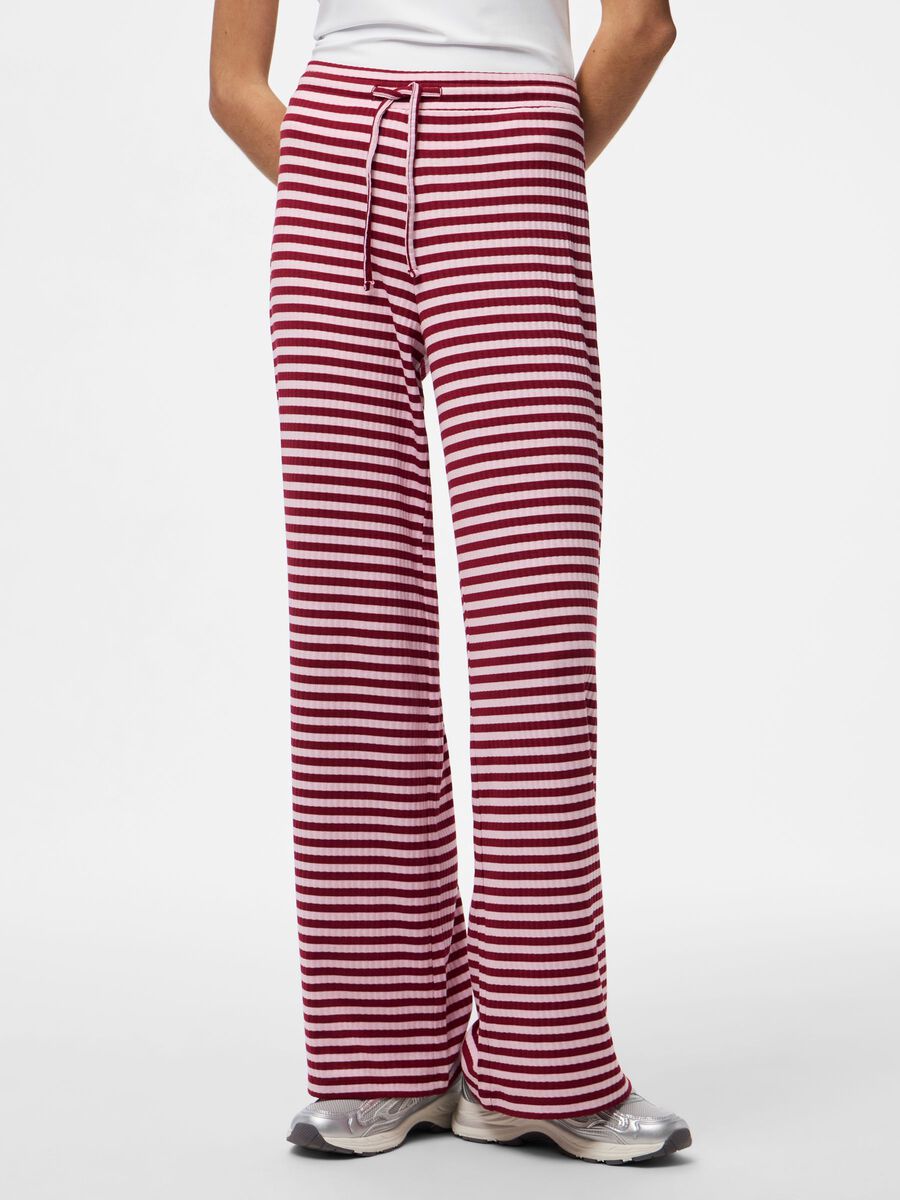 PIECES LAYA MW WIDE PANTS