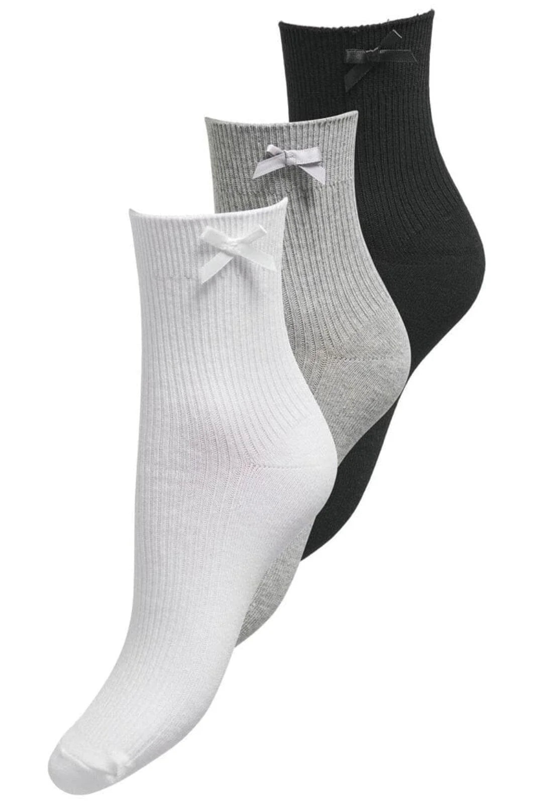 ONLY ASTA BOW 3-PACK SOCKS