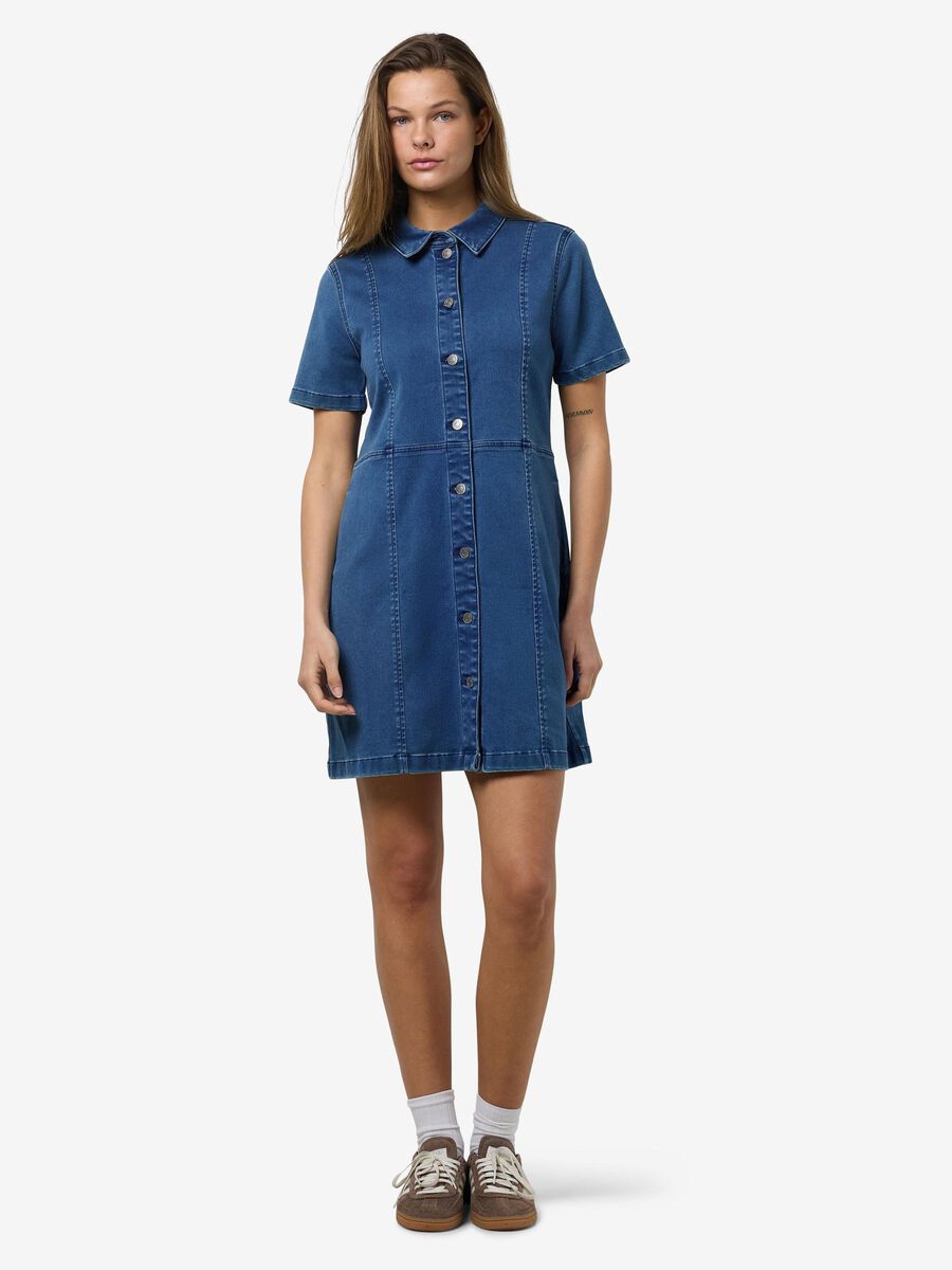 NOISY MAY NISA S/S SLIM DENIM DRESS