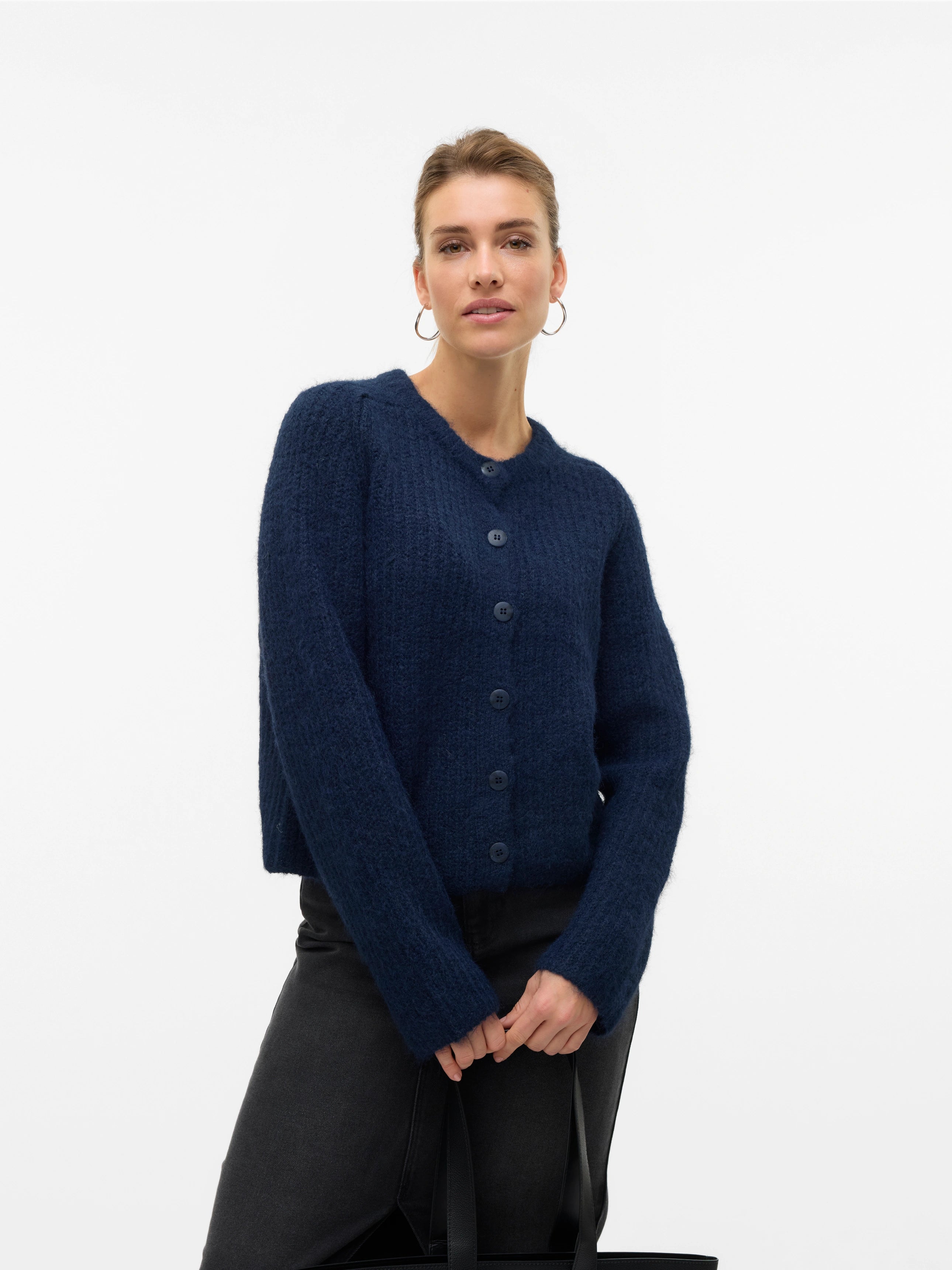 VERO MODA AWSOME LS O-NECK CARDIGAN BOO