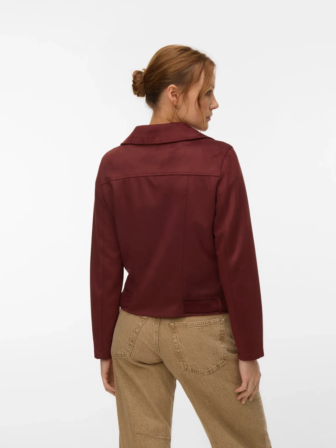 VERO MODA JOSE SHORT FAUX SUEDE JACKET