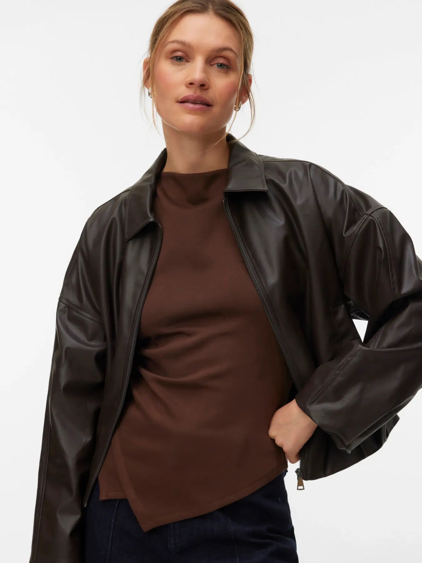 VERO MODA POLLY LS COATED BOMBER