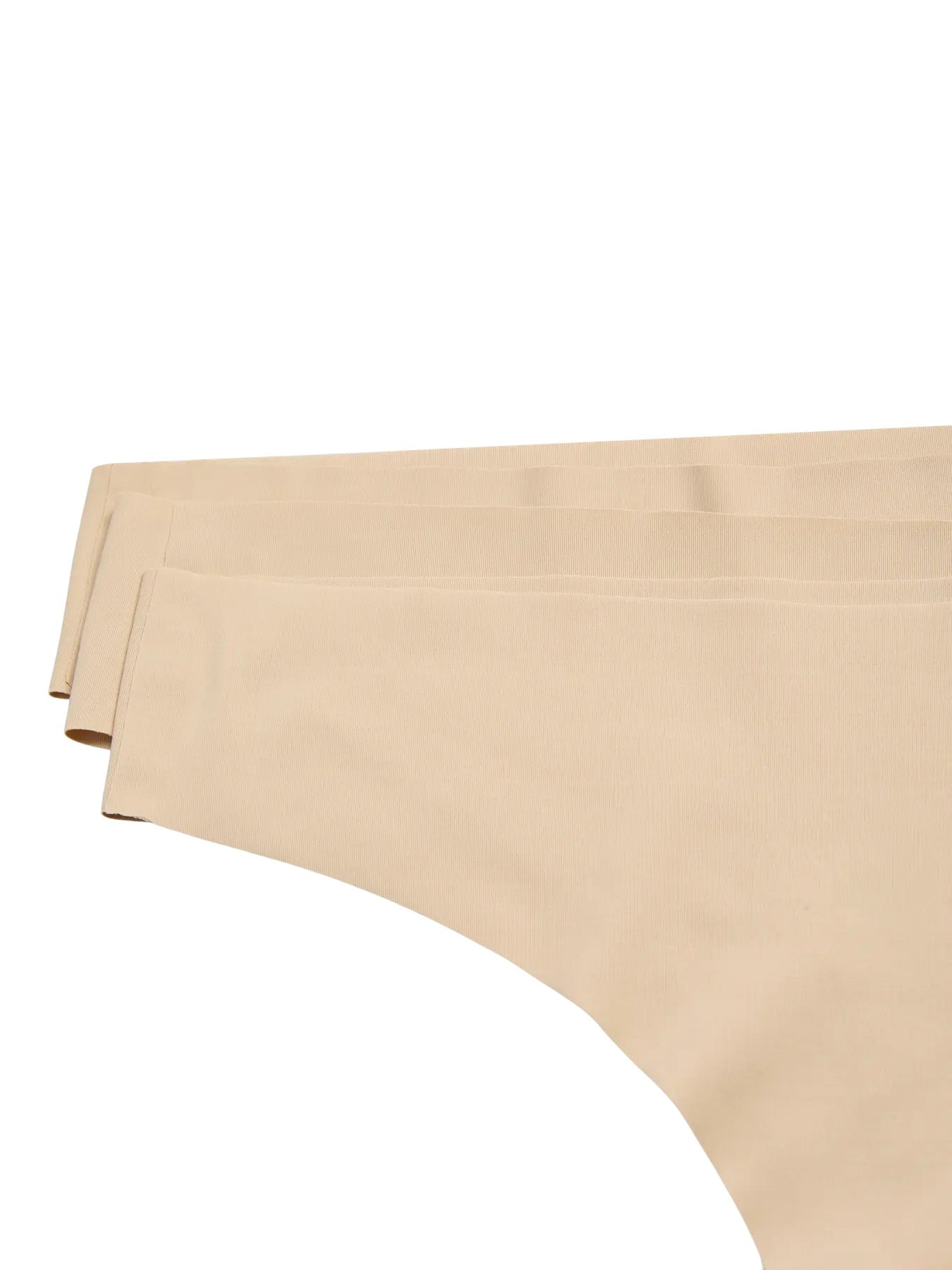 PIECES NAMEE THONG 3-PACK - TAN