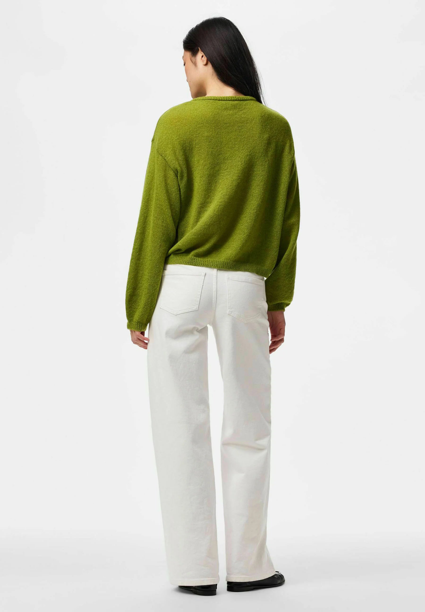 PIECES IDA LS O-NECK KNIT