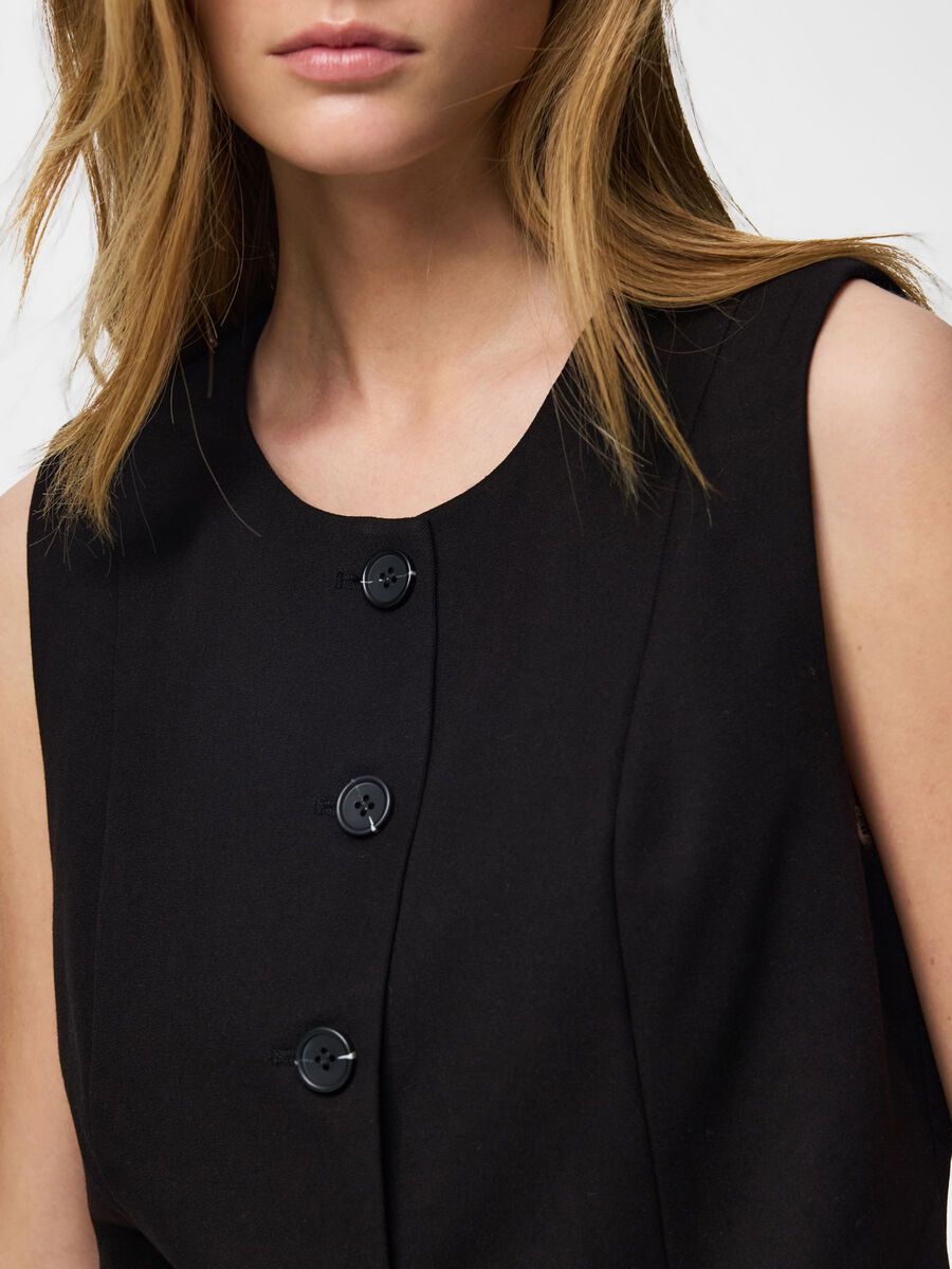 PIECES KAMIL FITTED VEST NOOS