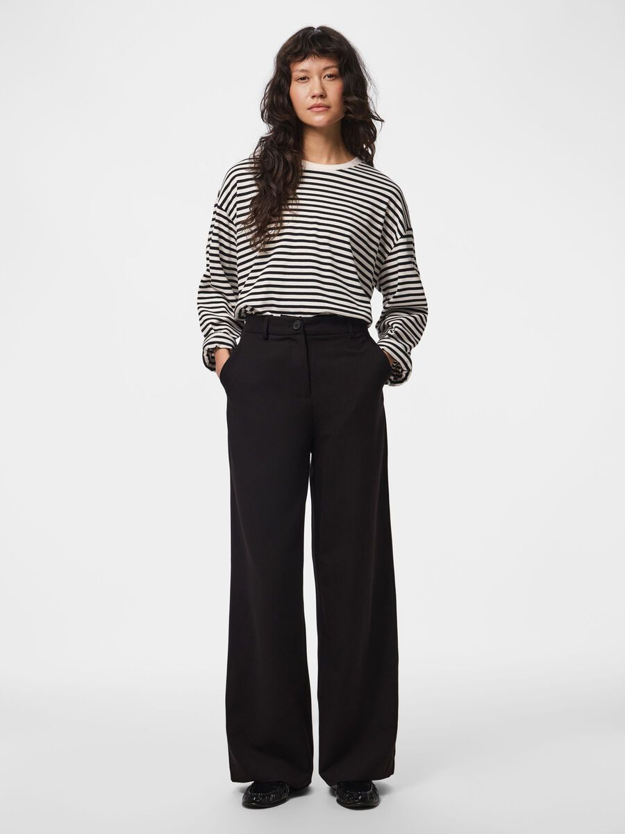 PIECES KAMIL HW WIDE PANT NOOS