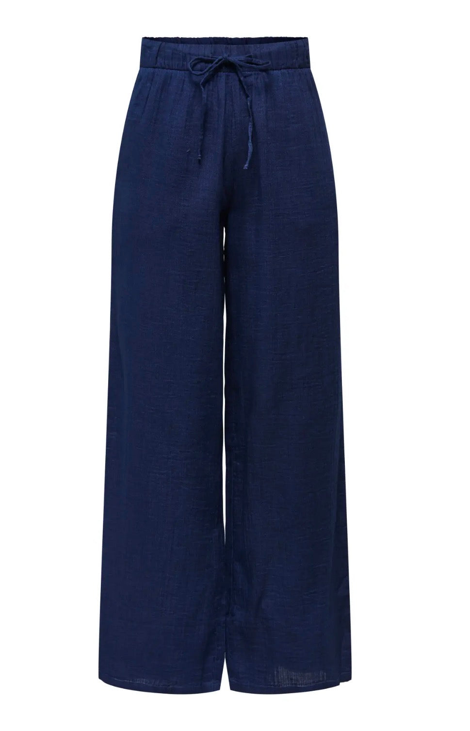 ONLY LEONI SEERSUCKER PULL UP PANTS