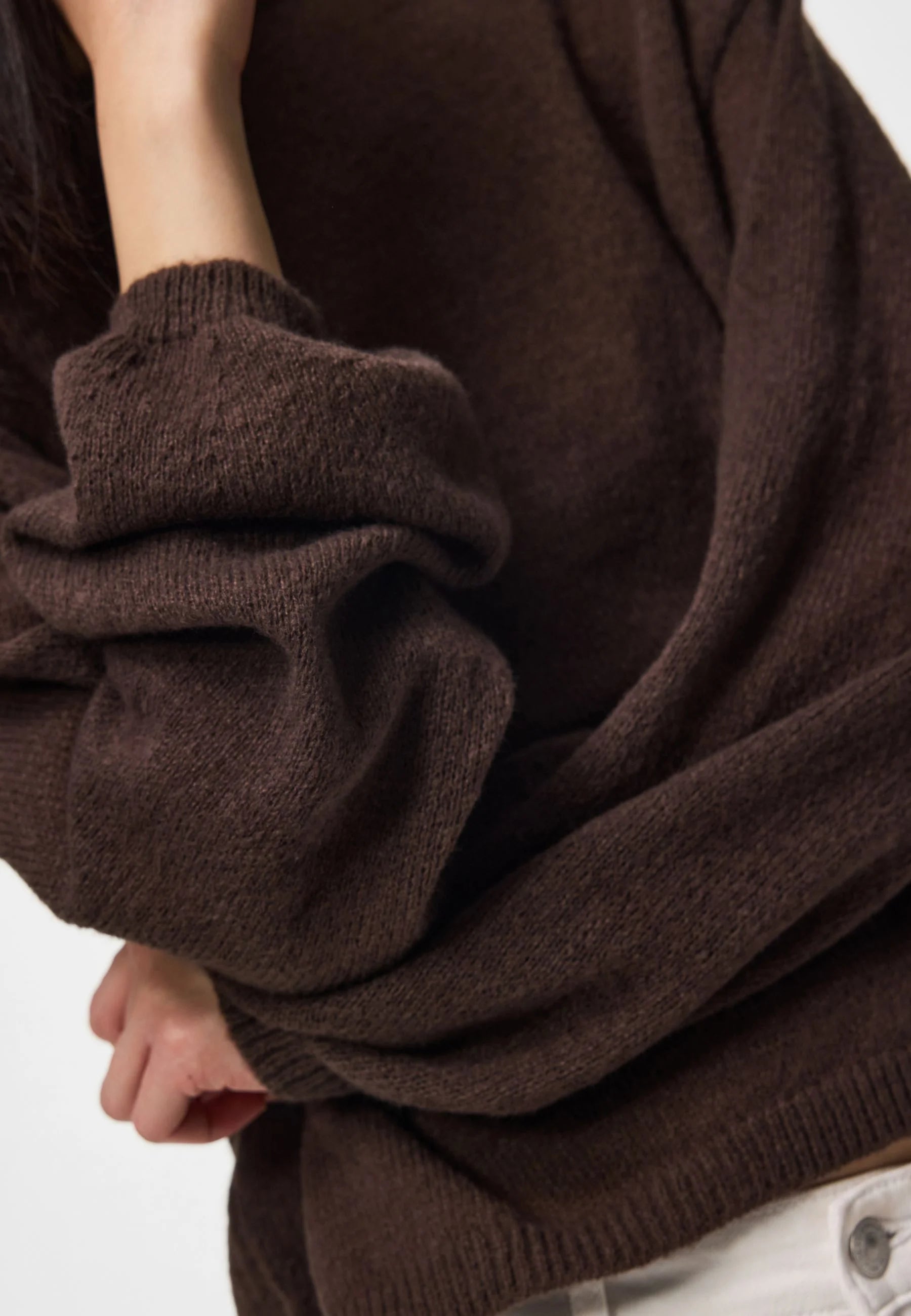 PIECES IDA LS O-NECK KNIT