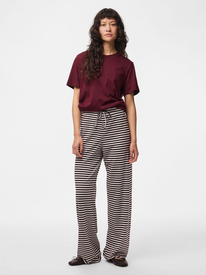 PIECES LAYA MW WIDE PANTS