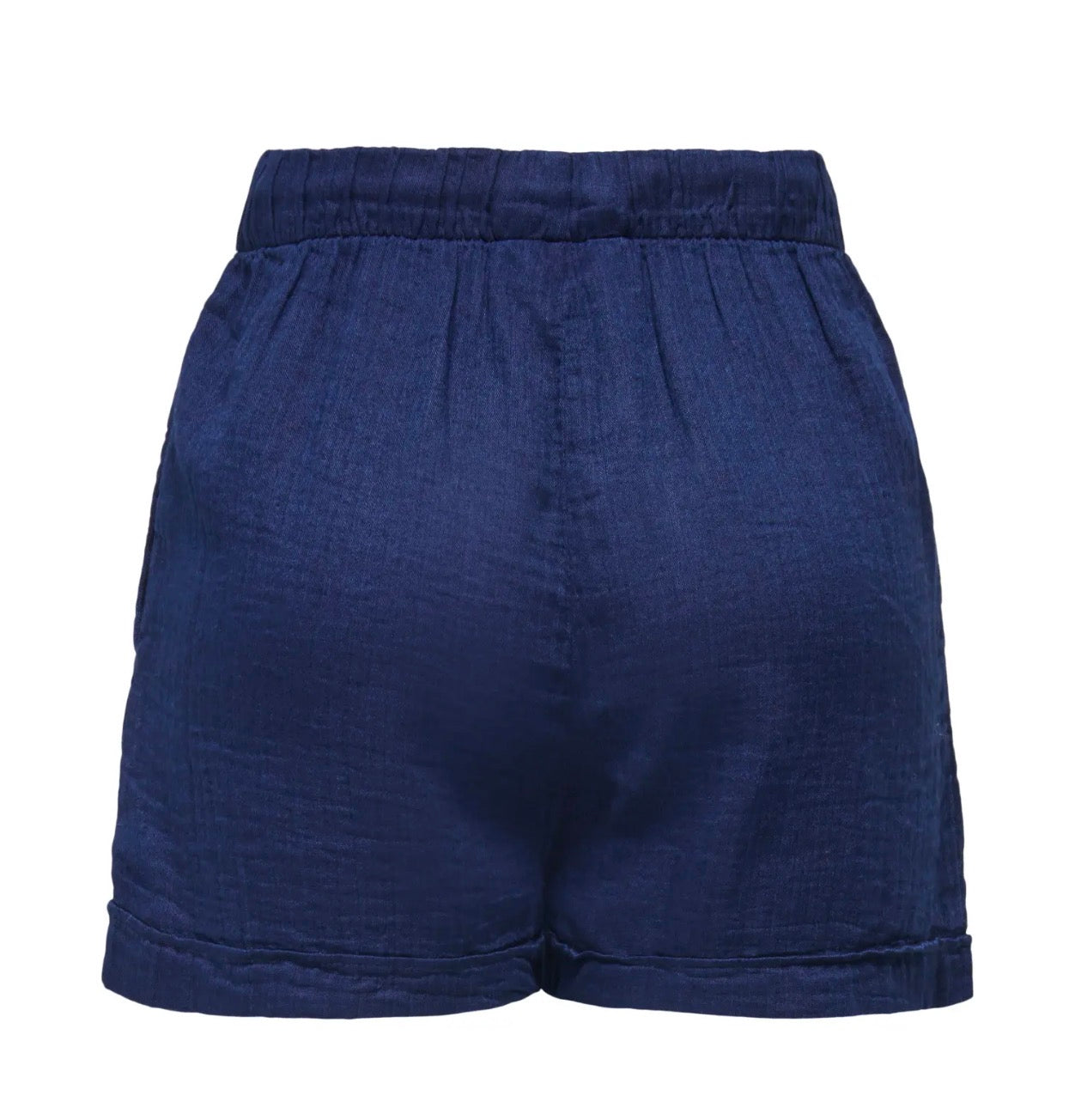 ONLY LEONI SEERSUCKER PULL UP SHORTS