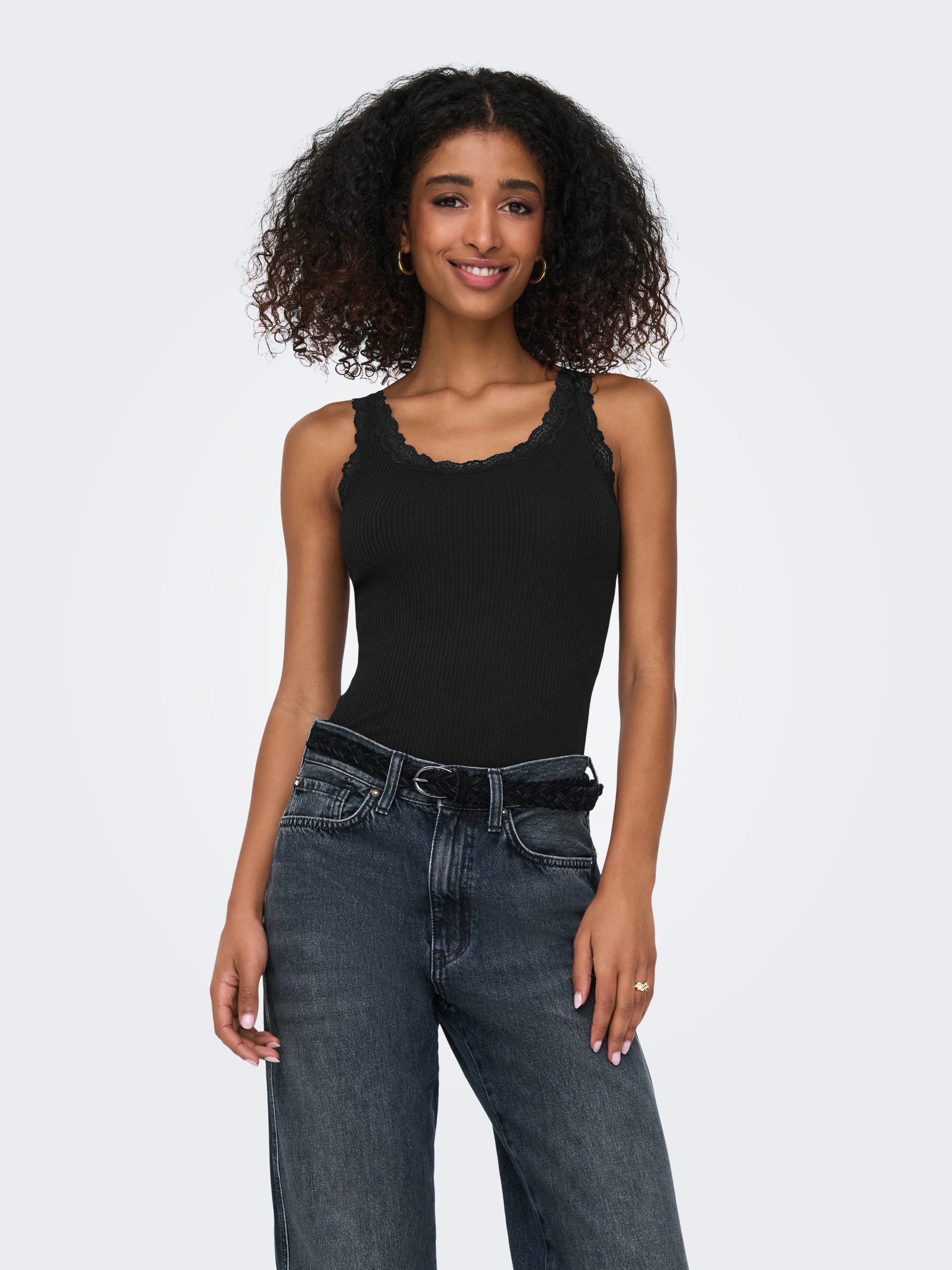 ONLY SARA SHARAI LACE TANK TOP