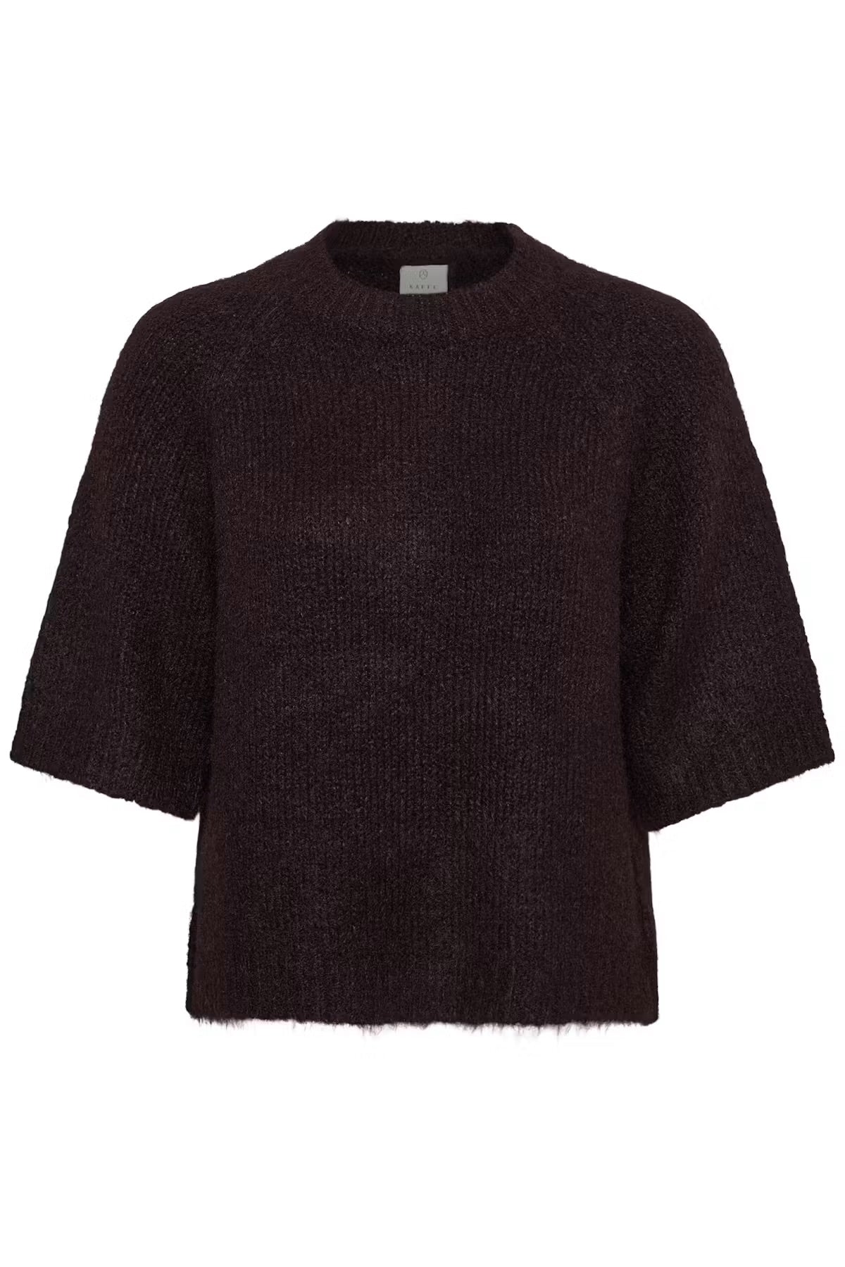 KAFFE EMILIE CROPPED KNIT PULLOVER