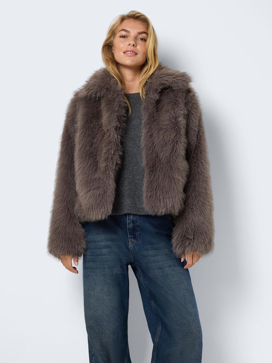 NOISY MAY EVIE L/S FUR JACKET