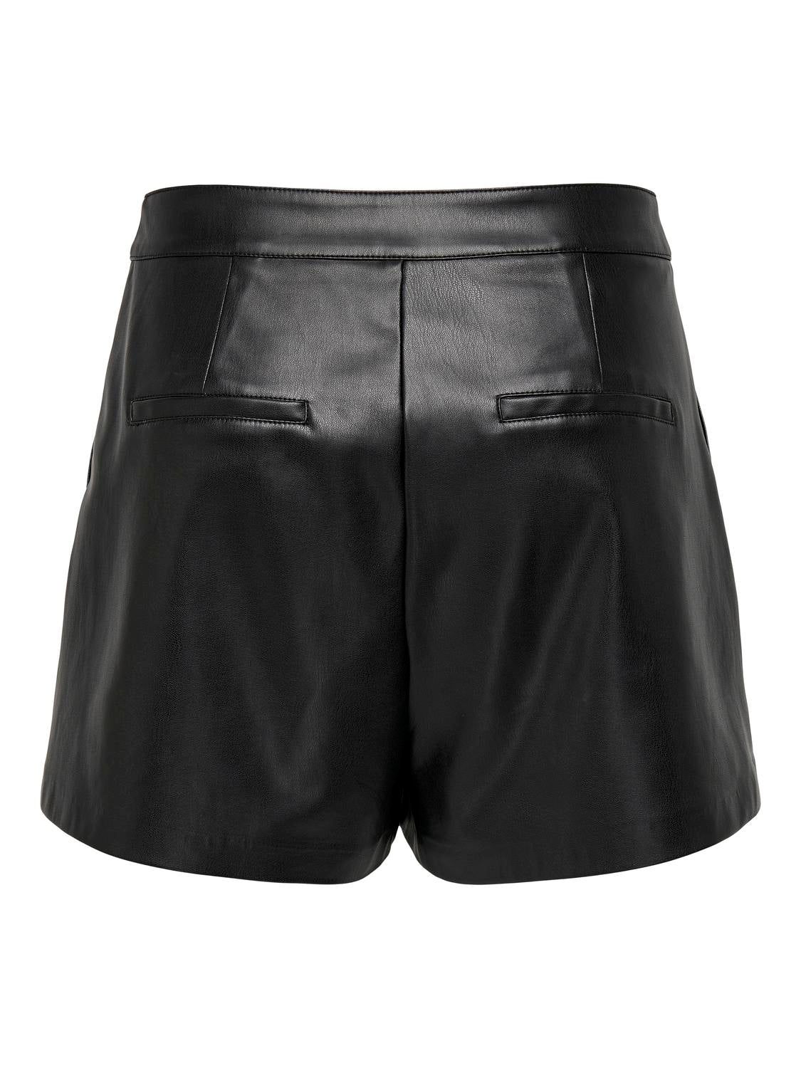 ONLY TRICIA FAUX LEATHER SHORTS
