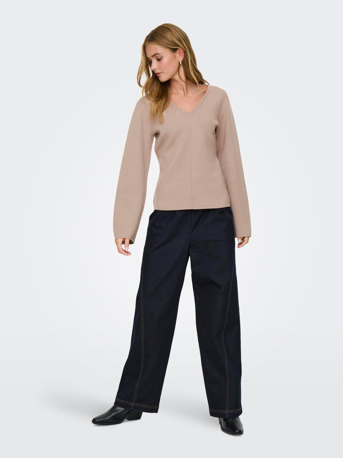 ONLY VIOLA LS FIT V-NECK