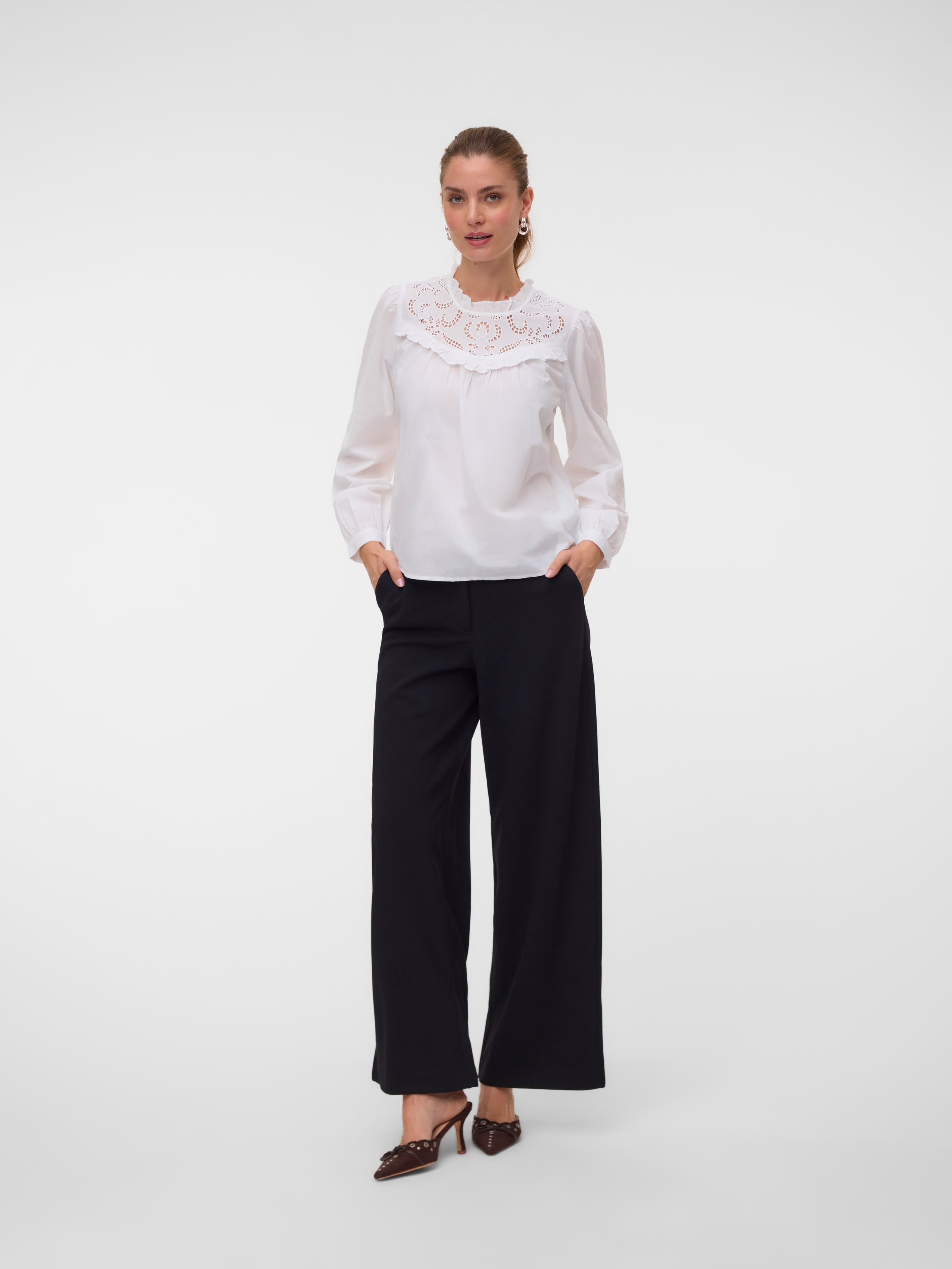 VERO MODA ZAMIRA MW WIDE PANT
