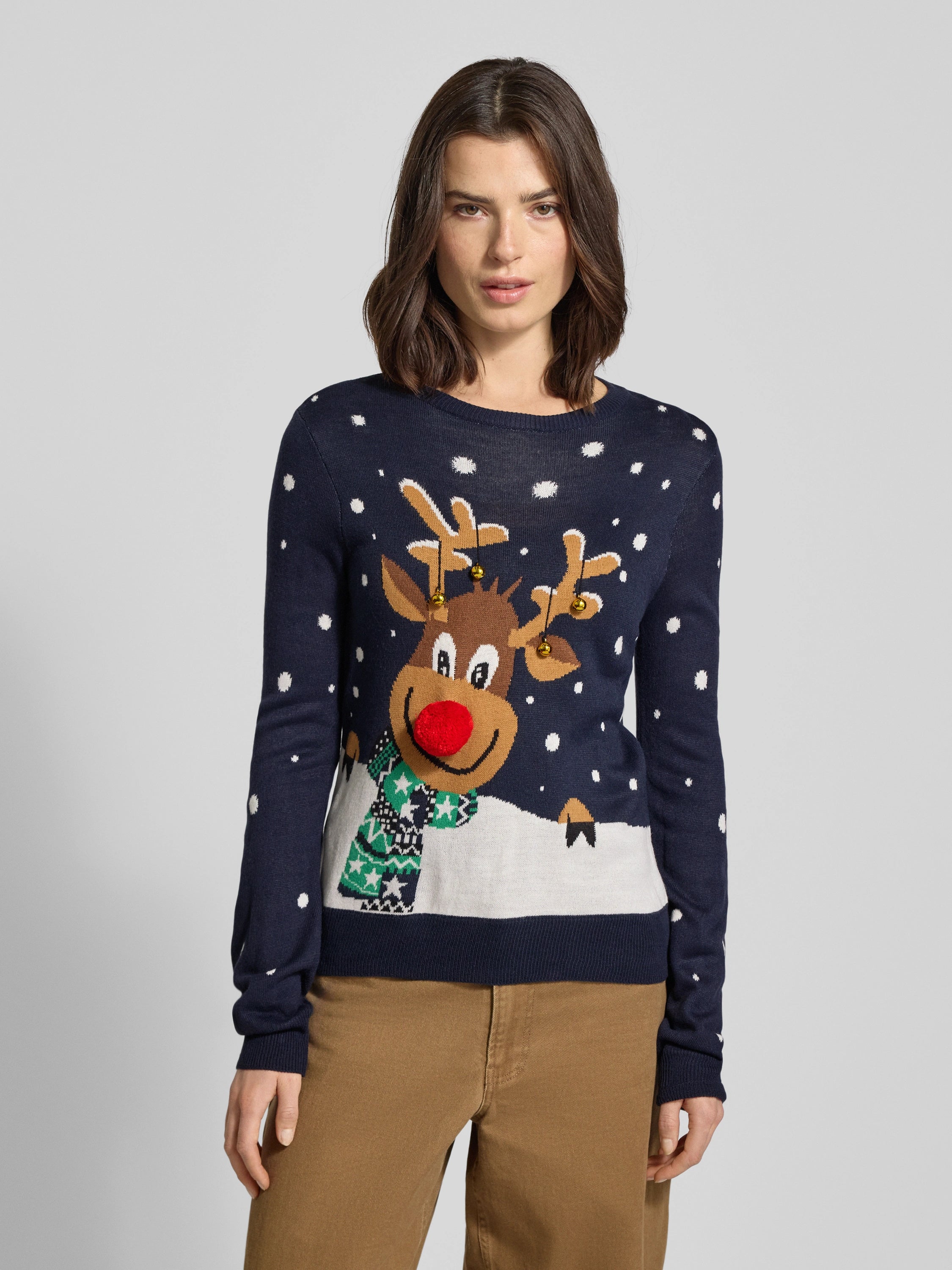 VERO MODA FROSTYDEER LS O-NECK PULLOVER XMAS
