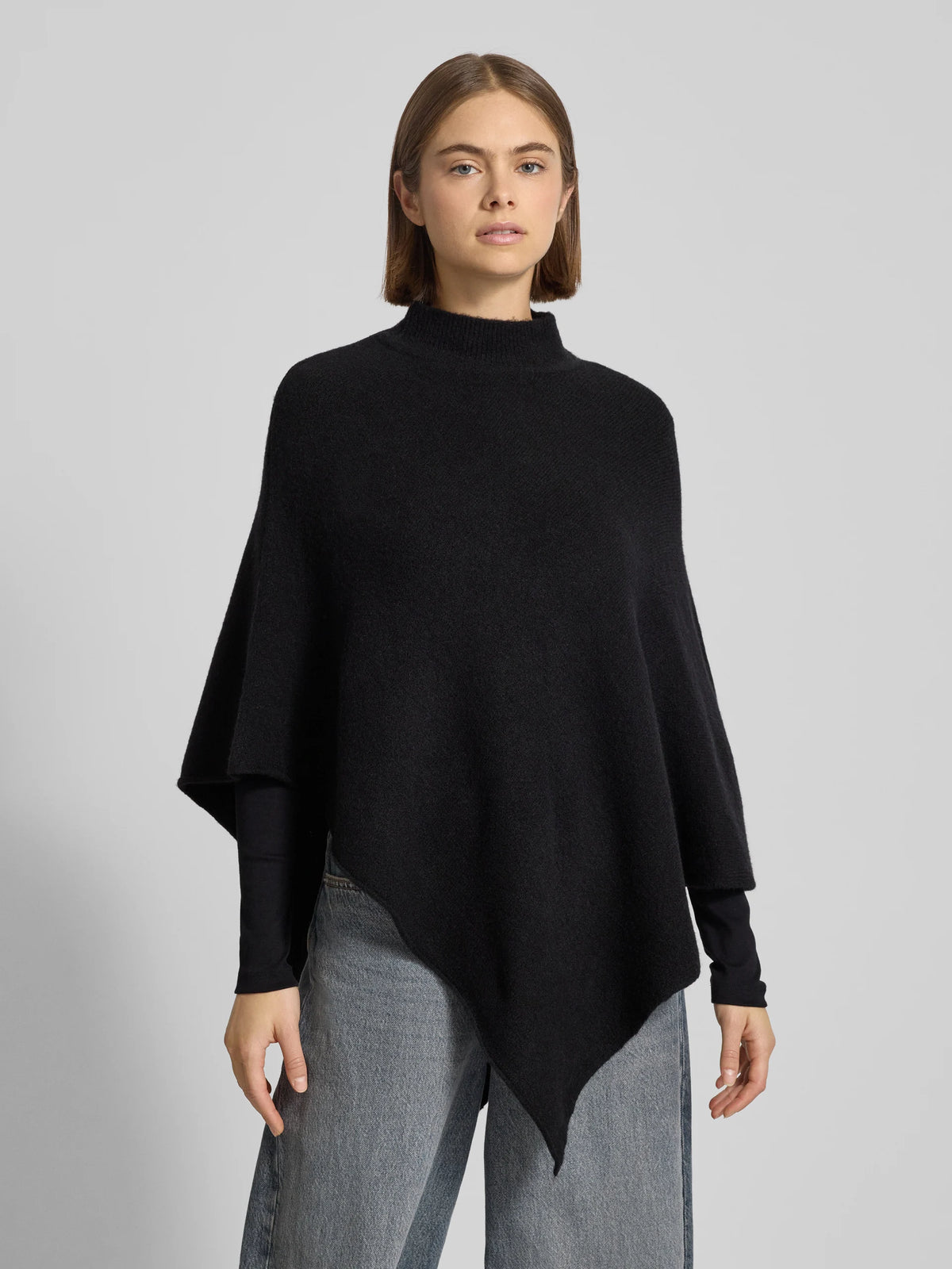 PIECES FORTUNA HIGH NECK PONCHO NOOS BC