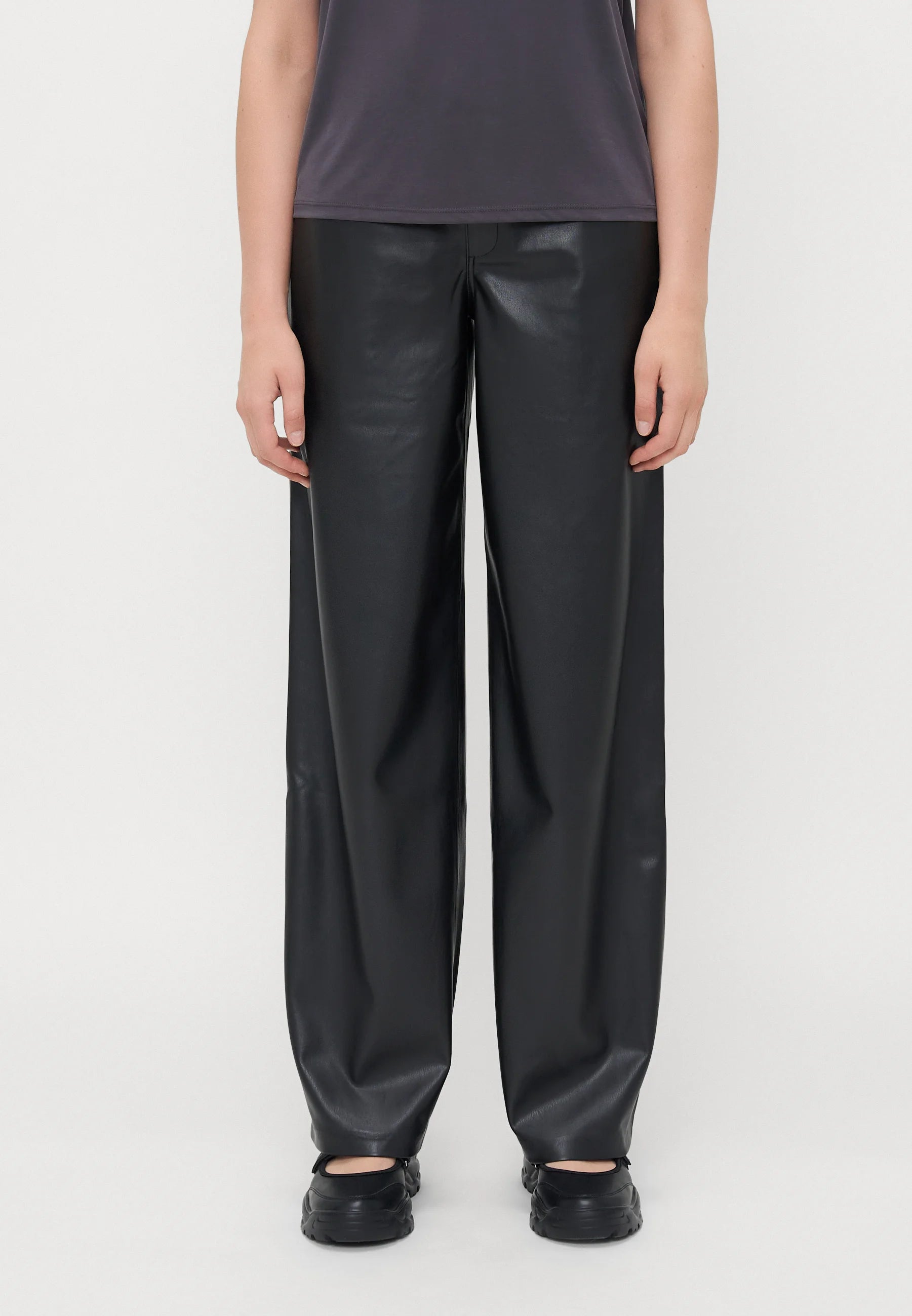 ONLY GIANNA-STORY MW FAUX LEATHER PANT