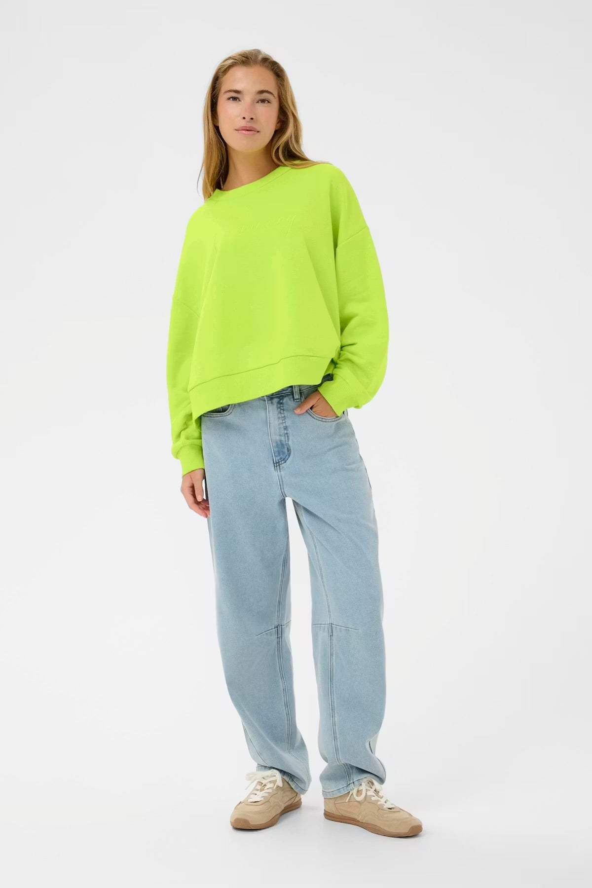 KAFFE LILA SWEATSHIRT