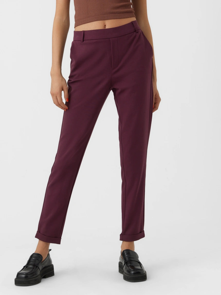 VERO MODA MAYA MW LOOSE SOLID PANT