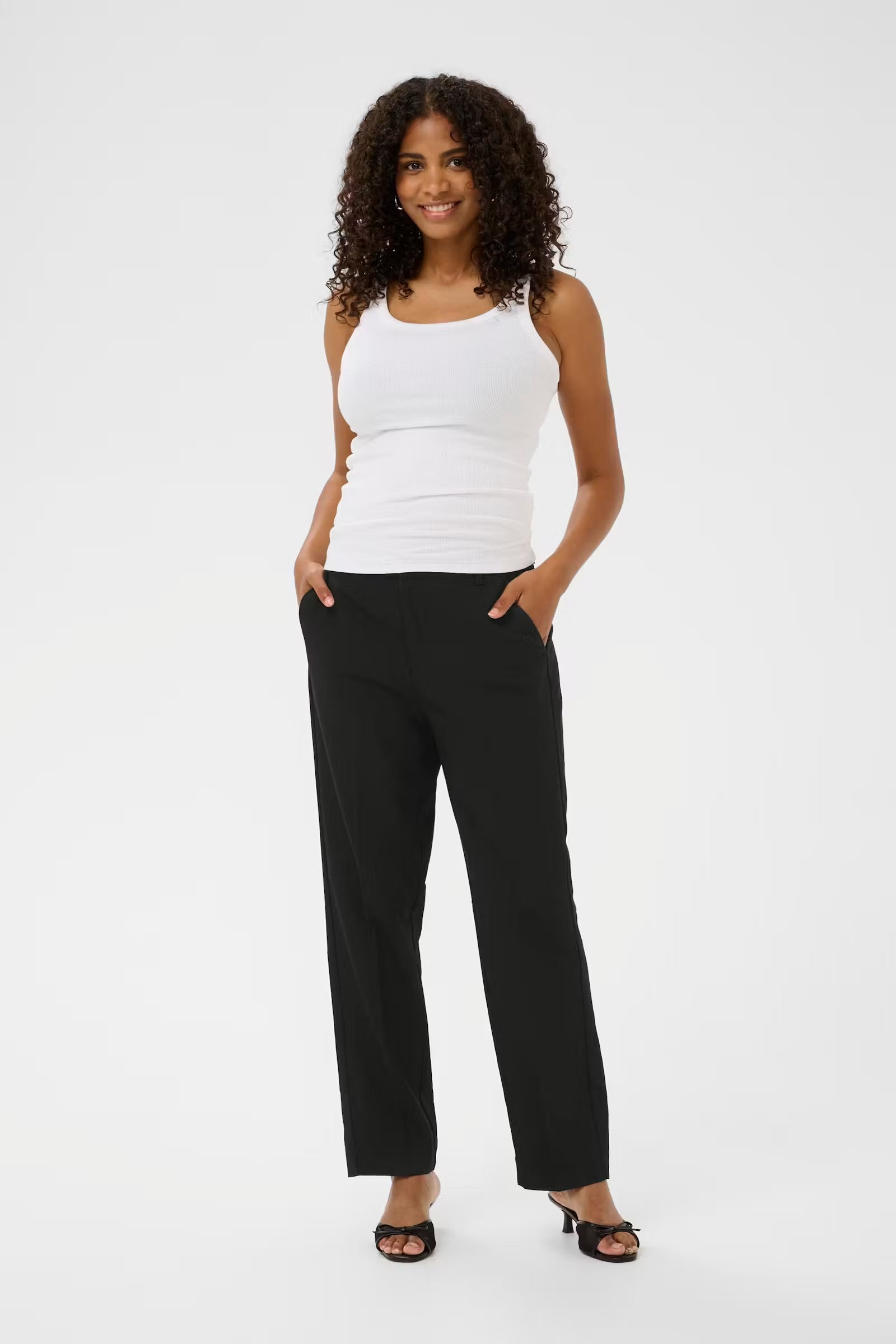 KAFFE SAKURA HW ZIPPER PANTS