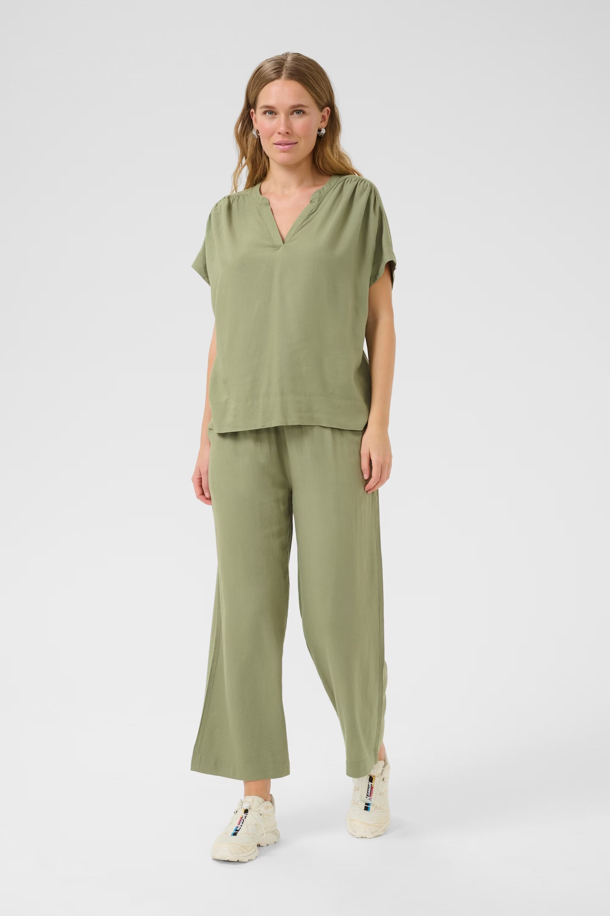 KAFFE MILIA WIN SL BLOUSE