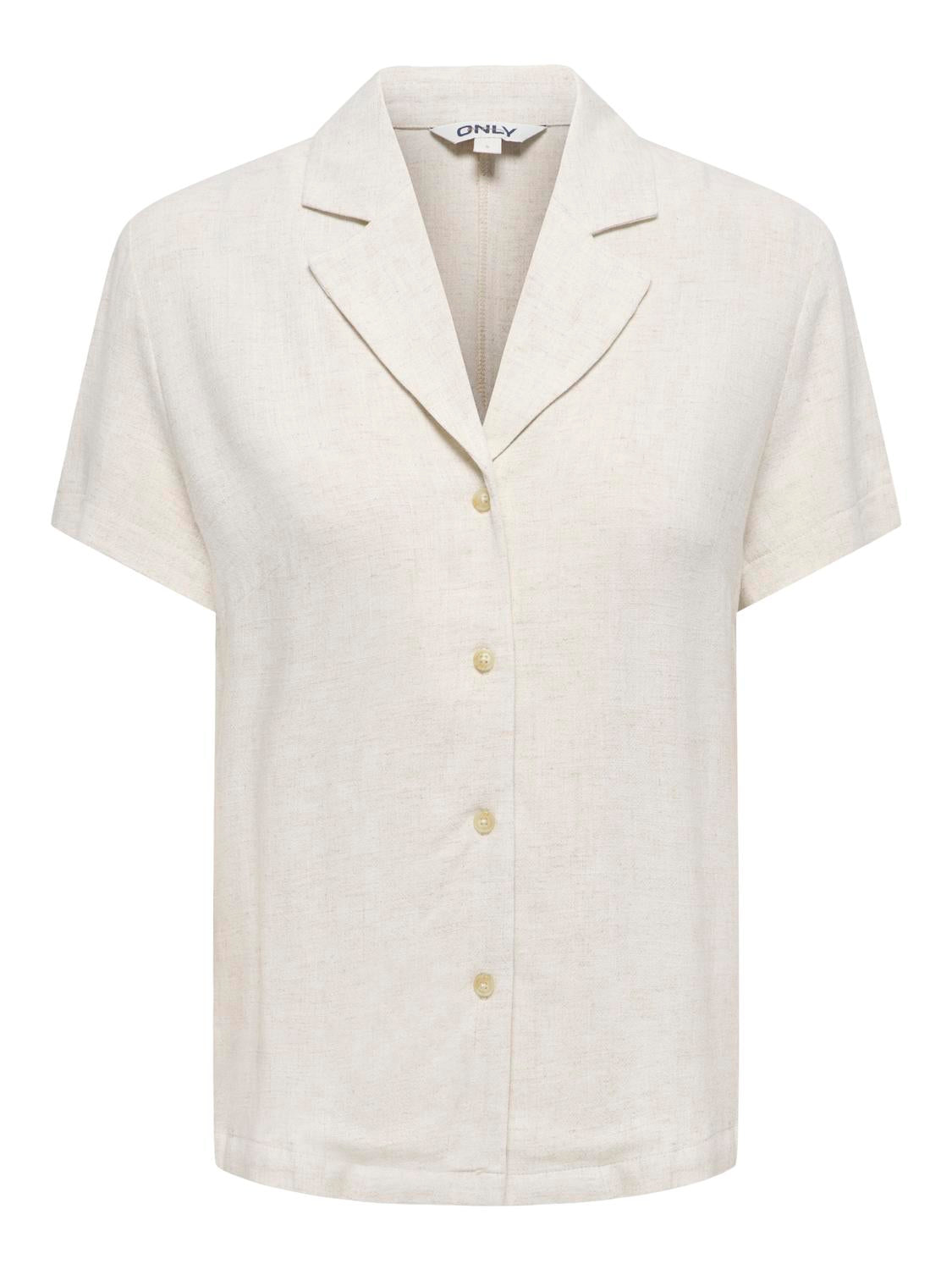 ONLY SIESTA S/S LINEN BL SHIRT