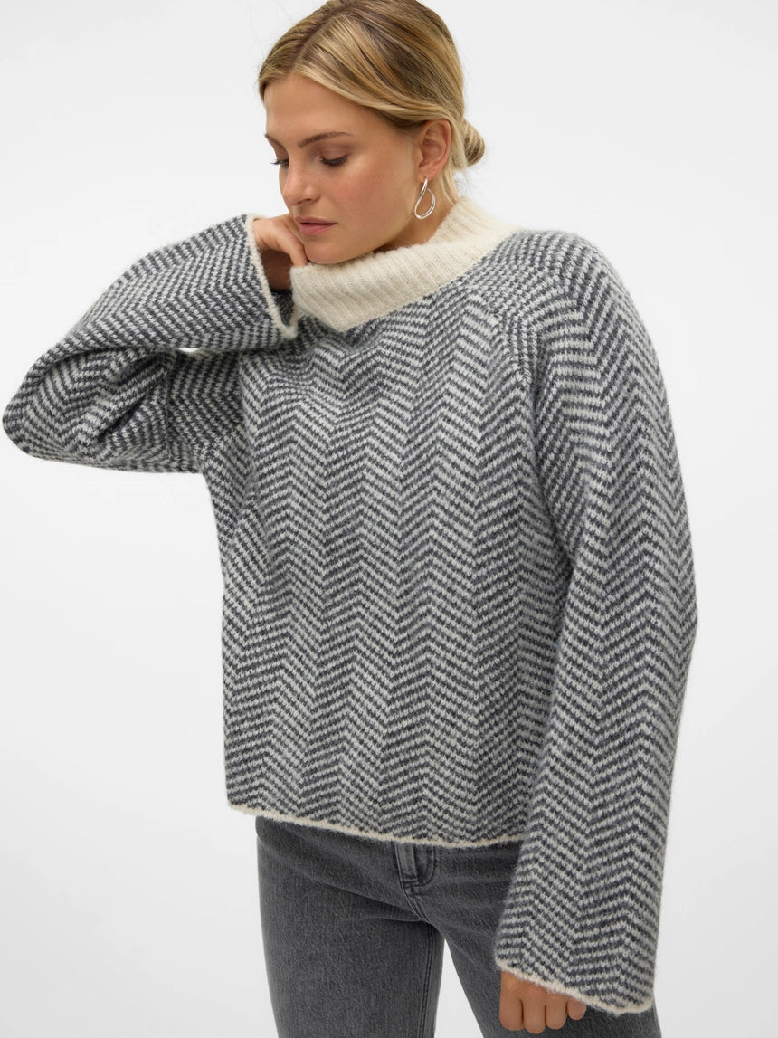 VERO MODA NAOMI LS HIGHNECK PULLOVER