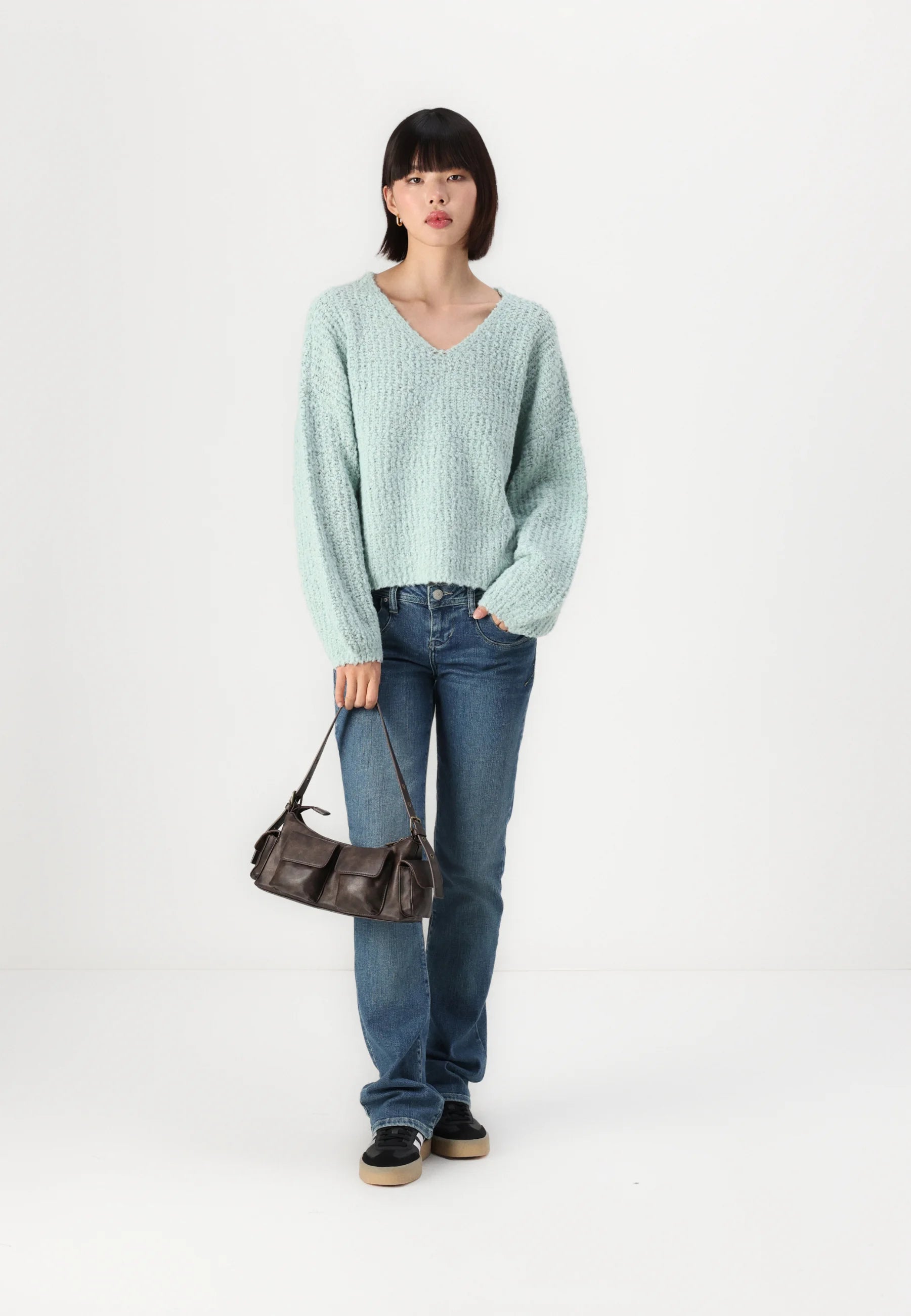 VERO MODA JULIETTE LS V-NECK PULLOVER BOO