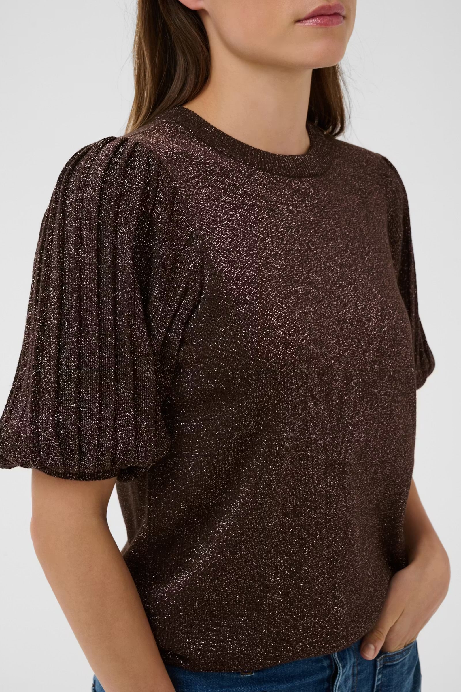 KAFFE REGINA PLEAT PULLOVER